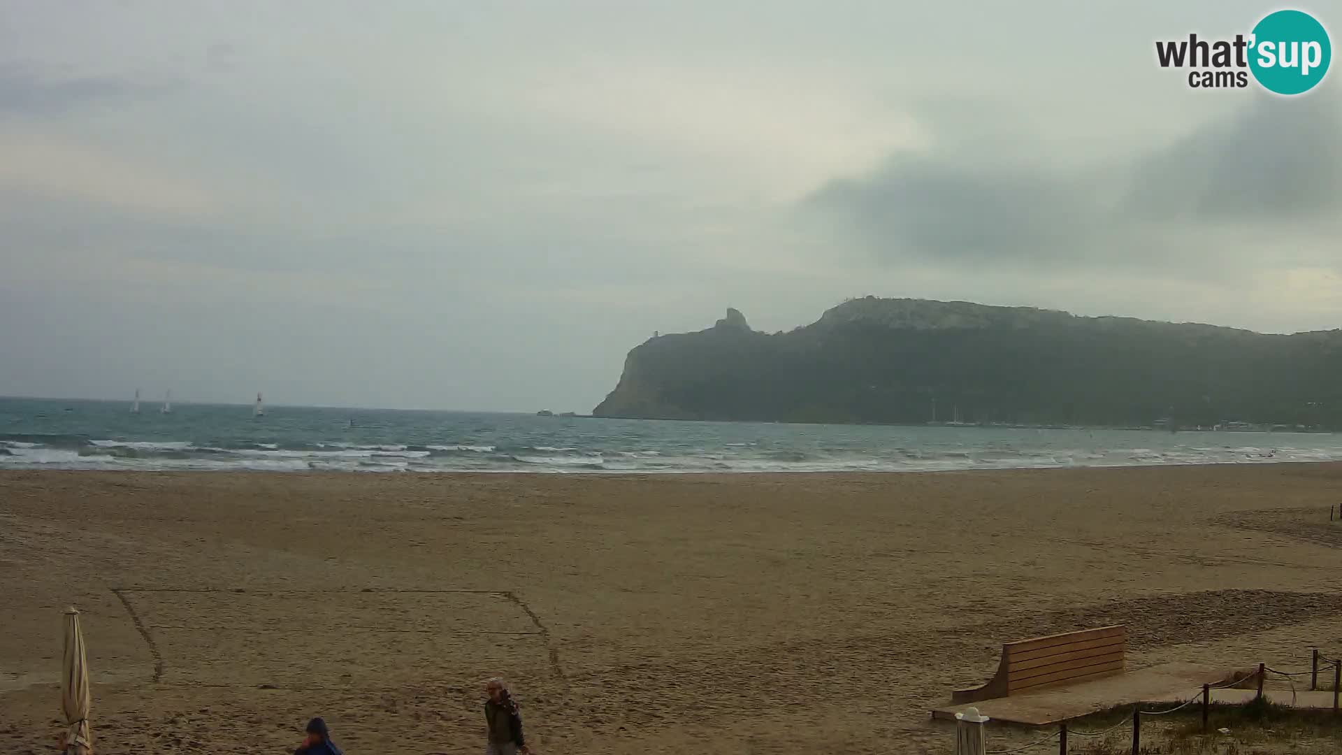 Poetto beach webcam | Cagliari | Sardinija
