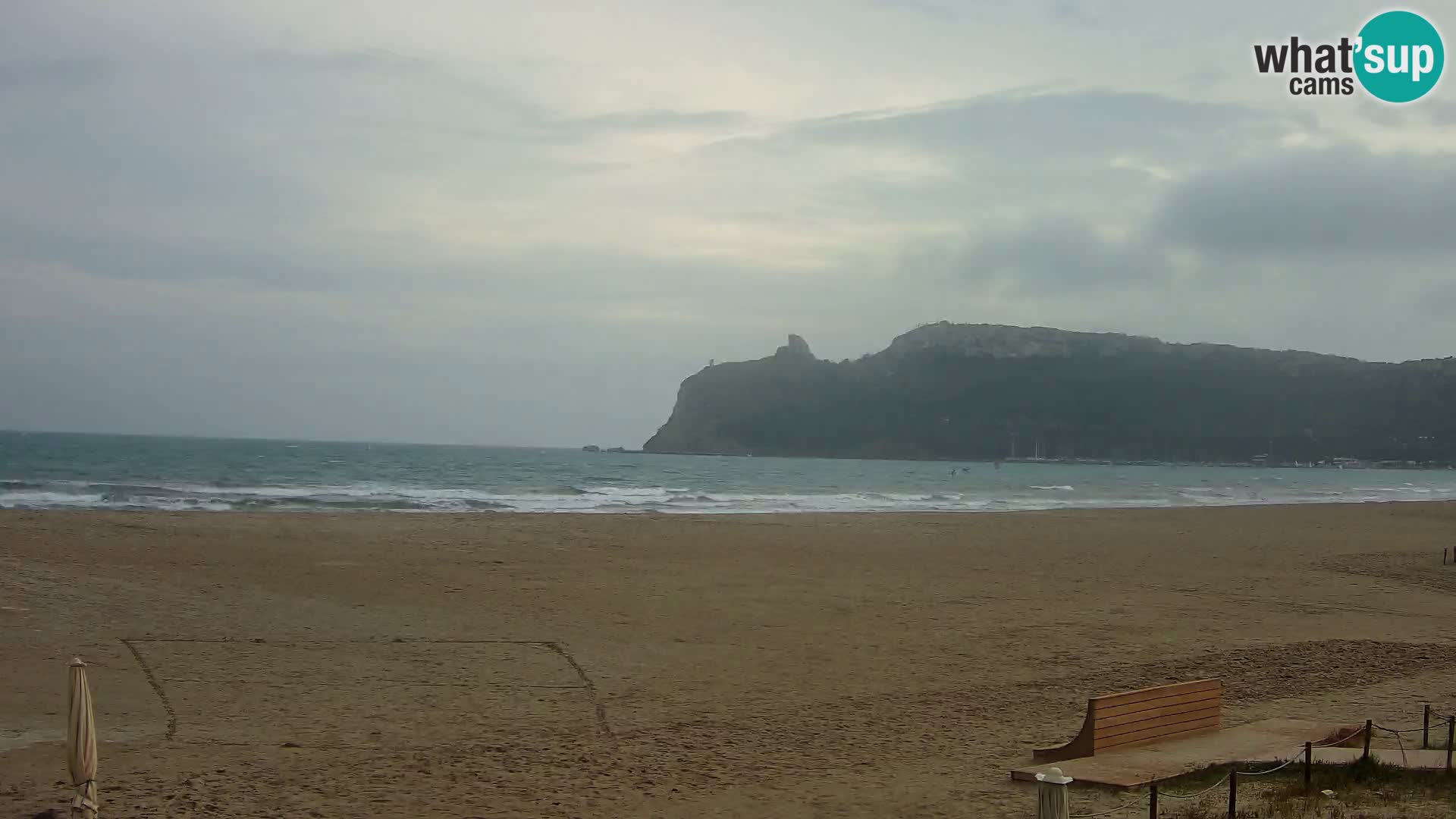 Poetto beach webcam | Cagliari | Sardinia