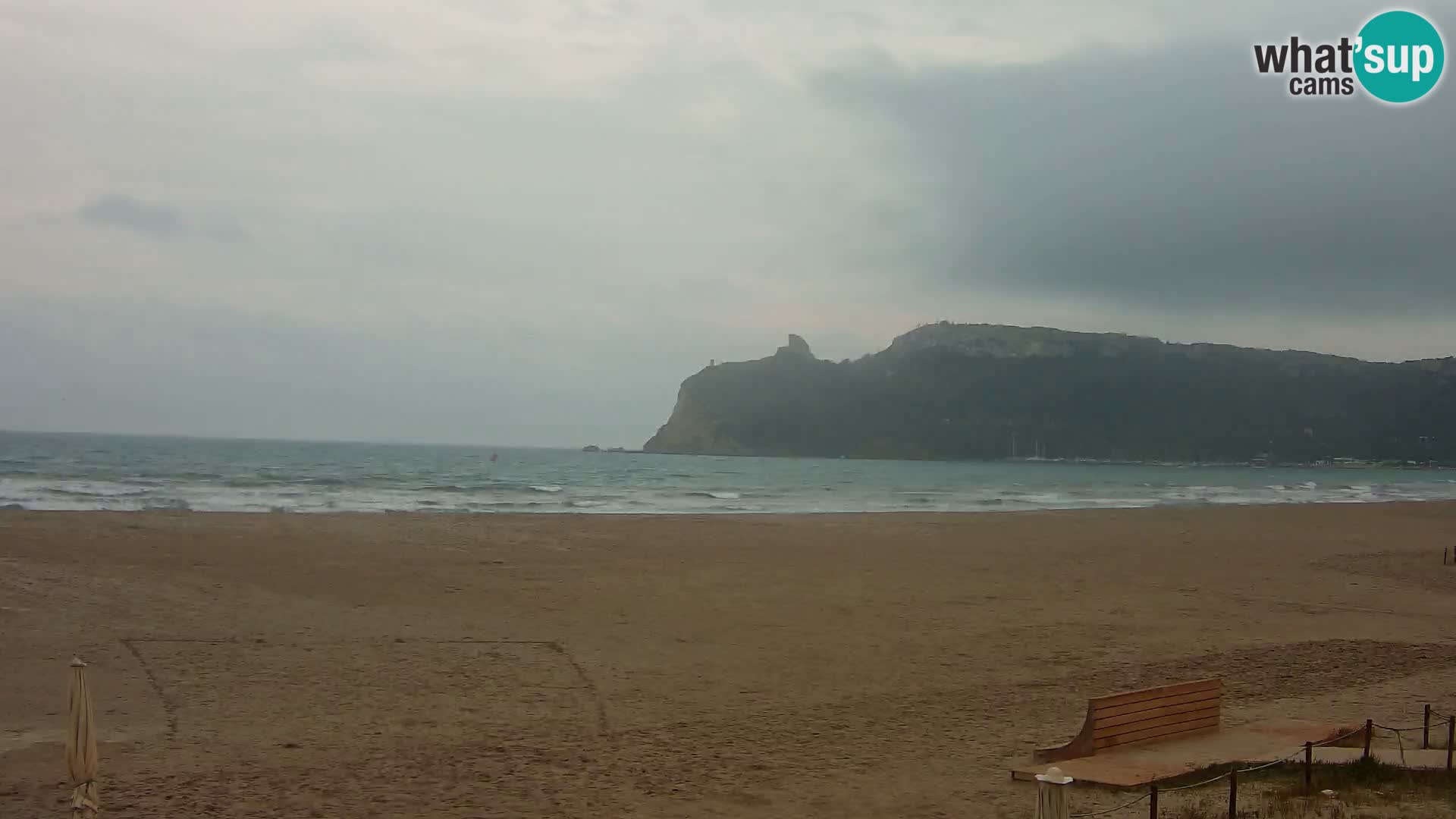 Poetto beach webcam | Cagliari | Sardinia