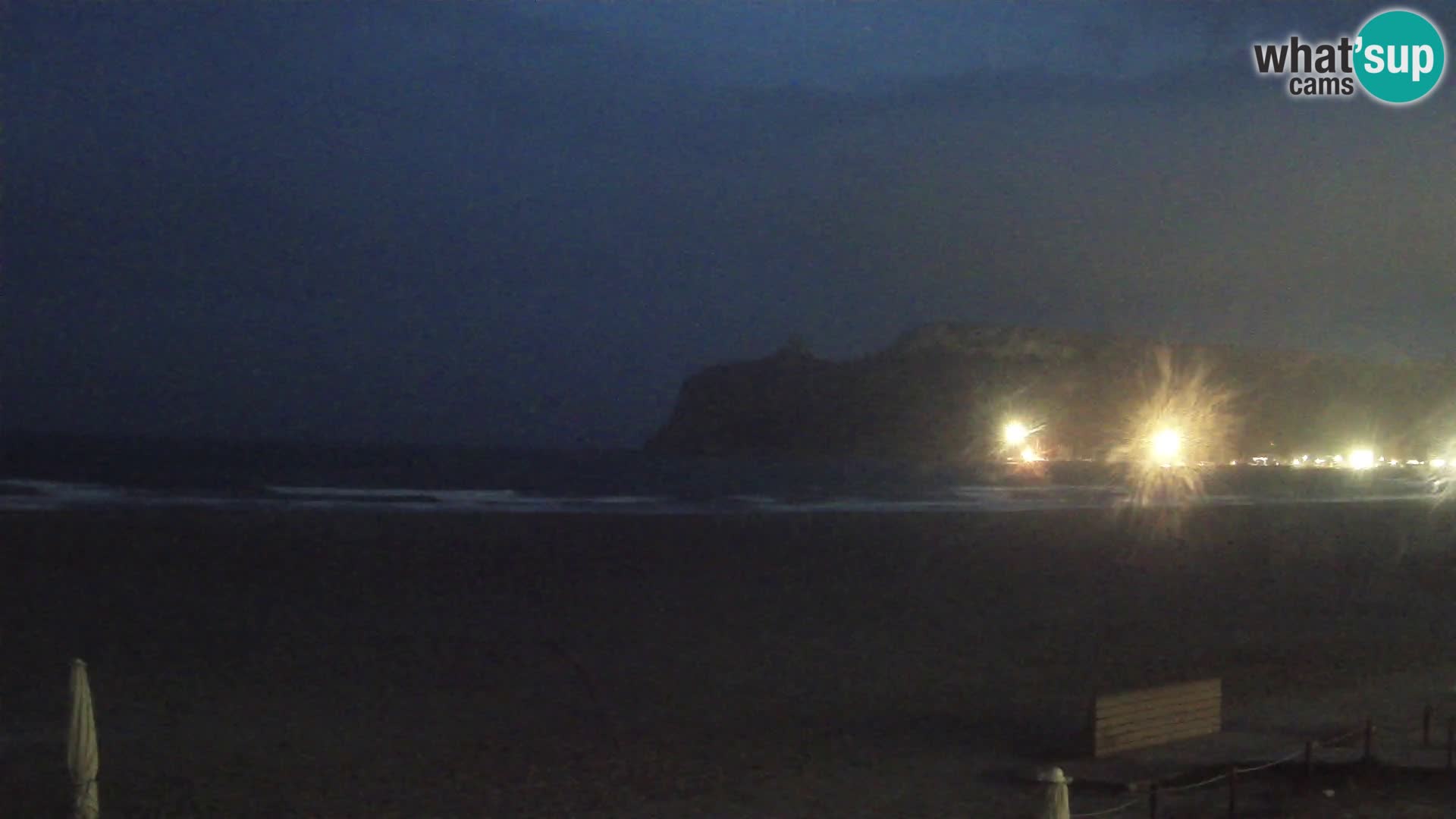 Poetto beach webcam | Cagliari | Sardinija