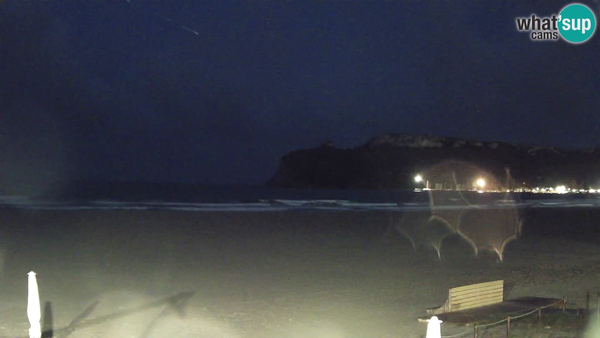 Poetto beach webcam | Cagliari | Sardinija