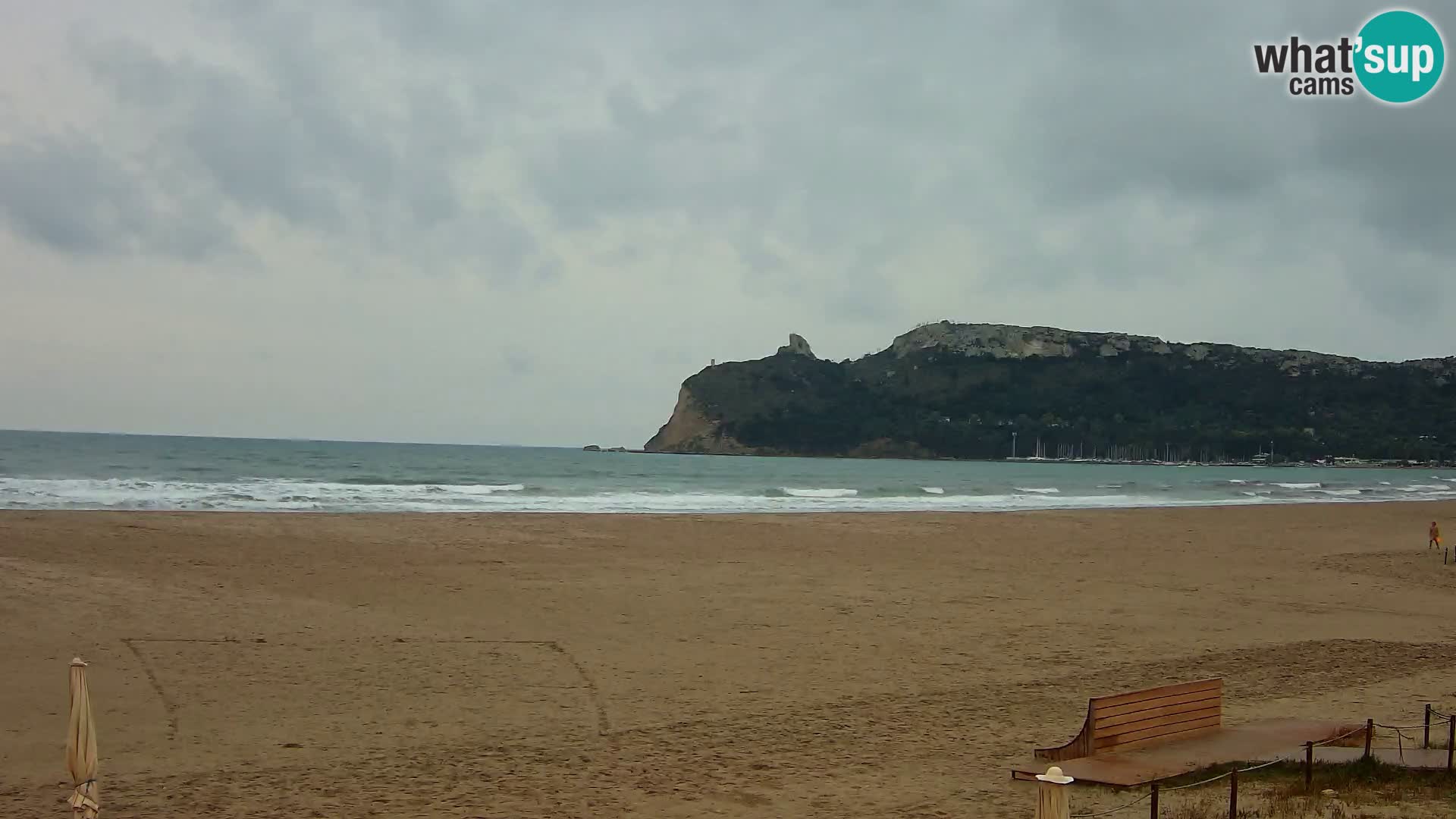 Poetto beach webcam | Cagliari | Sardinia