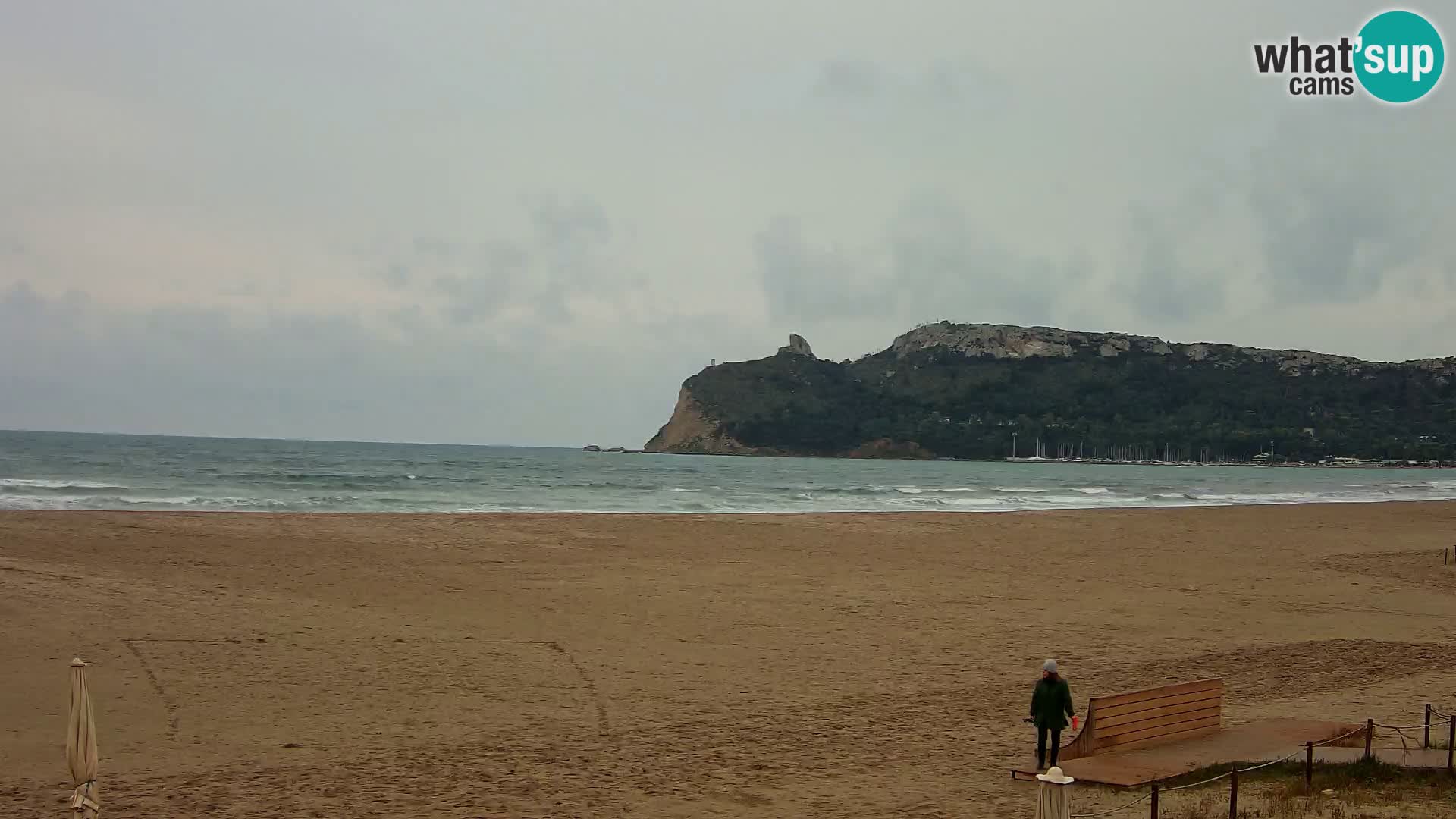 Poetto beach webcam | Cagliari | Sardinija