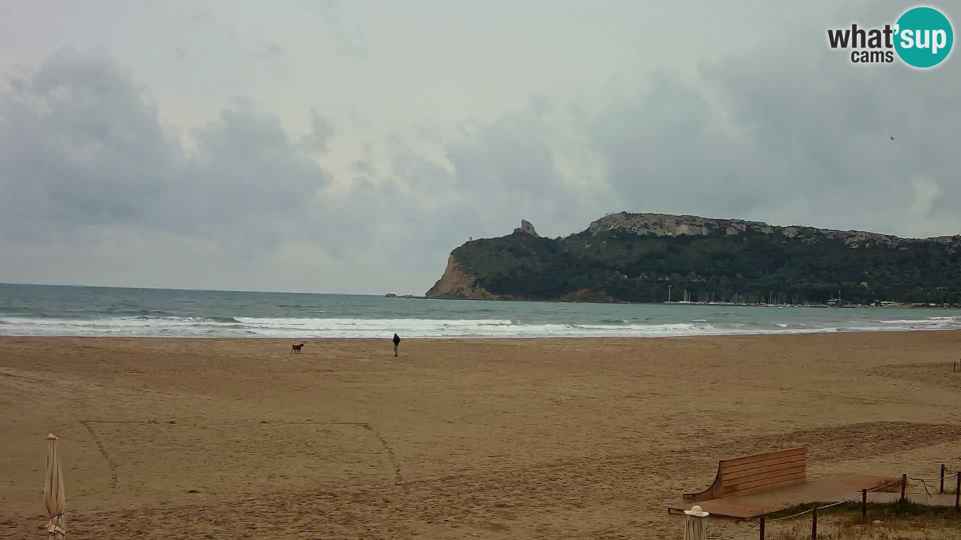 Poetto beach webcam | Cagliari | Sardinija