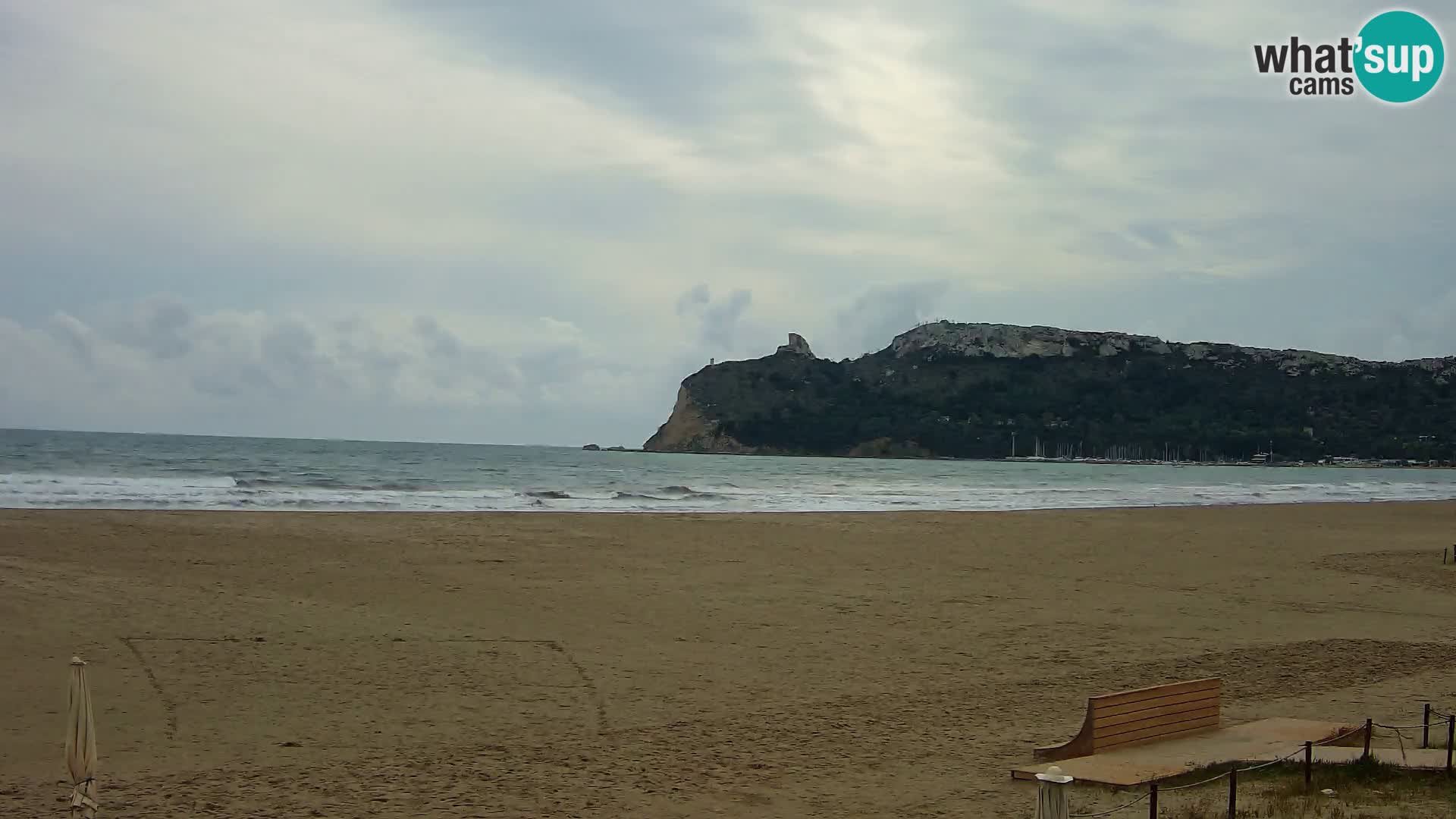 Poetto beach webcam | Cagliari | Sardinia