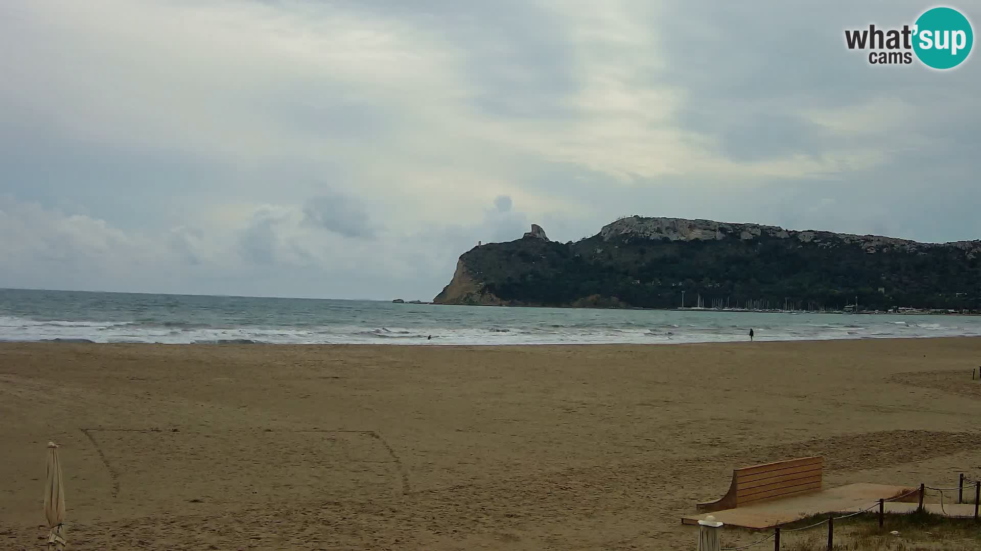 Poetto beach webcam | Cagliari | Sardinija