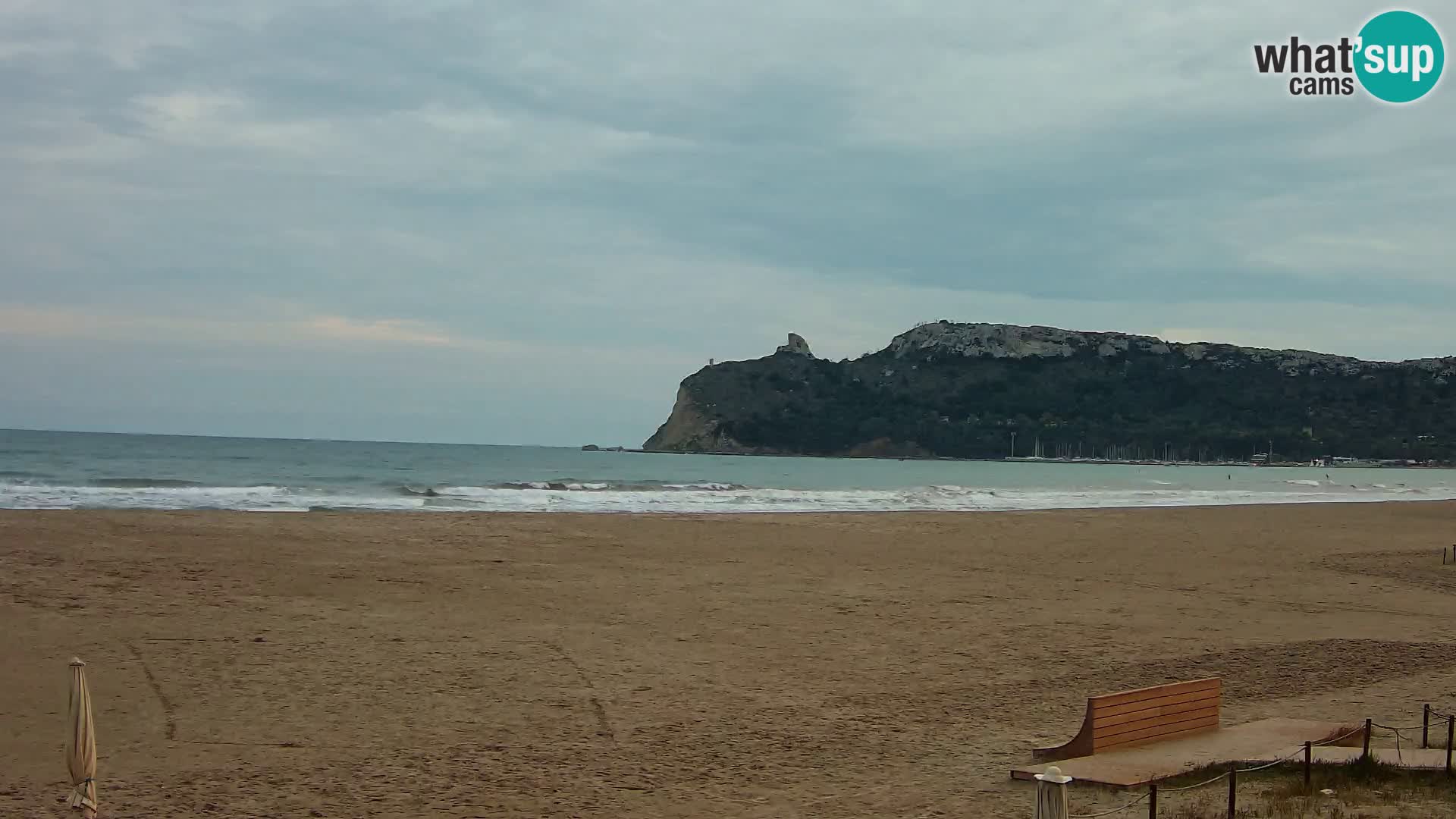 Poetto beach webcam | Cagliari | Sardinia