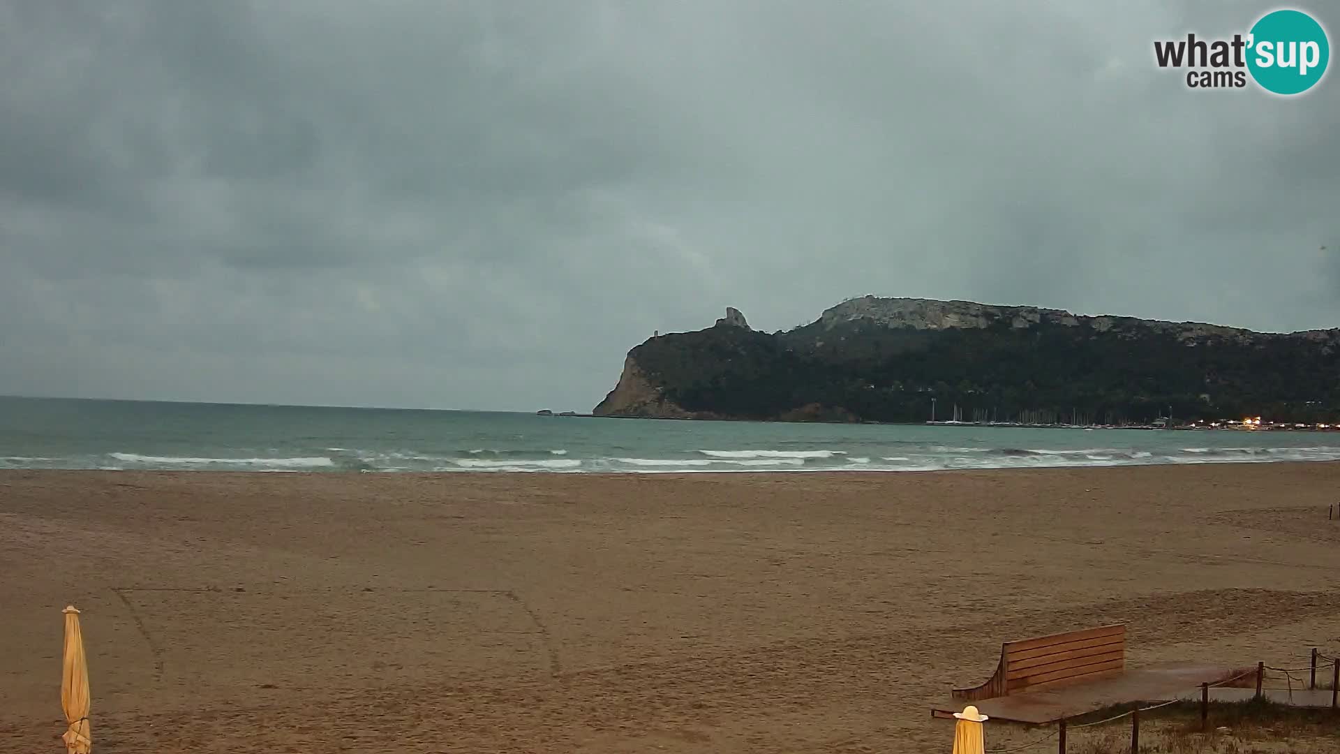 Poetto beach webcam | Cagliari | Sardinija