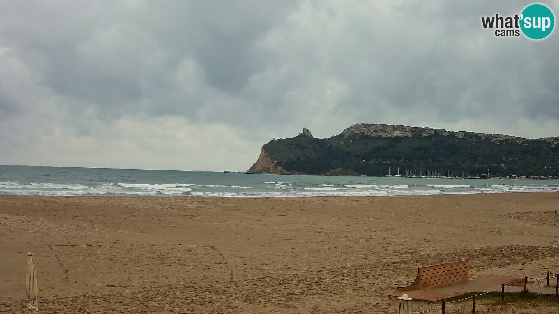 Poetto beach webcam | Cagliari | Sardinia