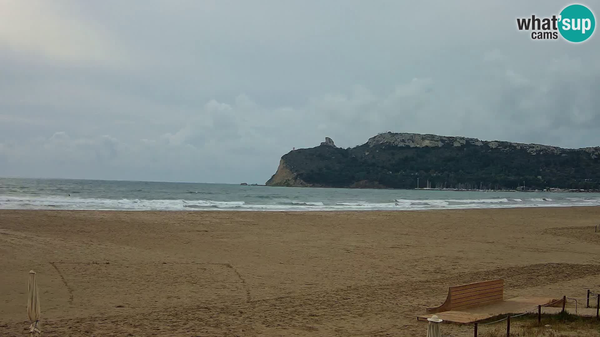 Poetto beach webcam | Cagliari | Sardinia