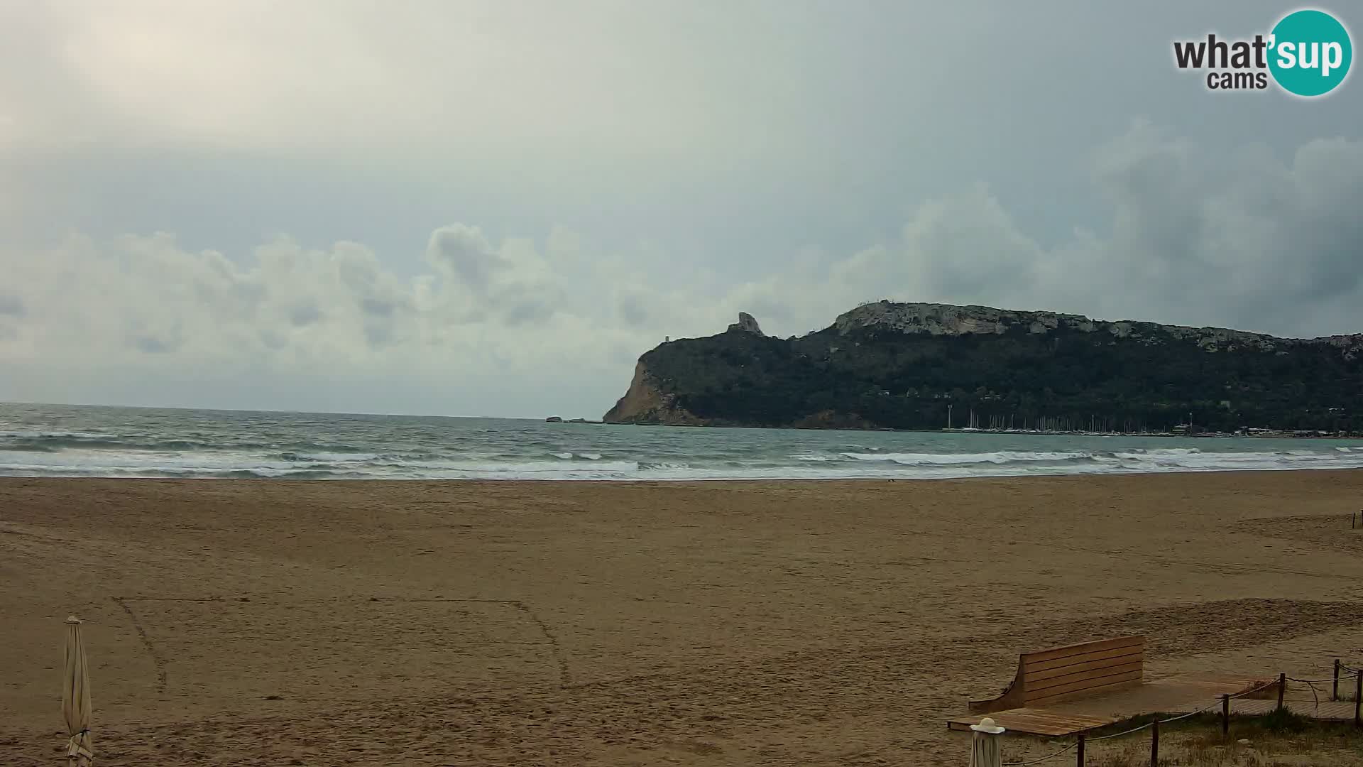 Poetto beach webcam | Cagliari | Sardinia
