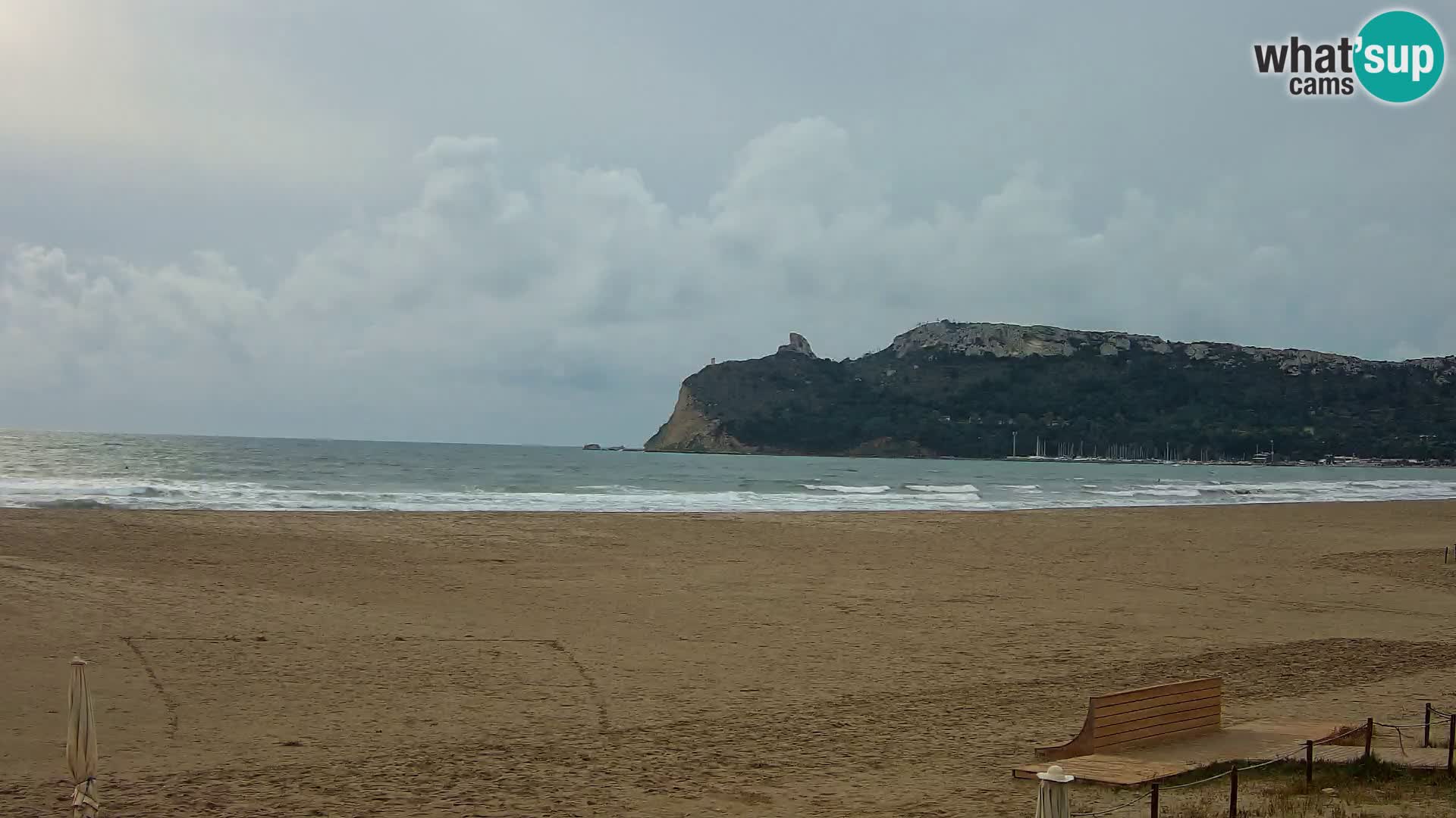 Poetto beach webcam | Cagliari | Sardinija