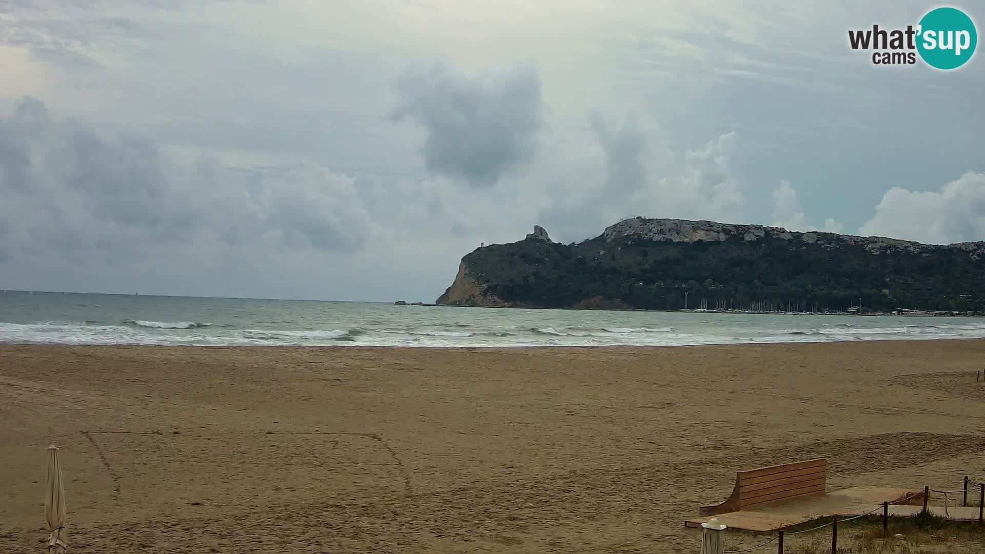 Poetto beach webcam | Cagliari | Sardinija