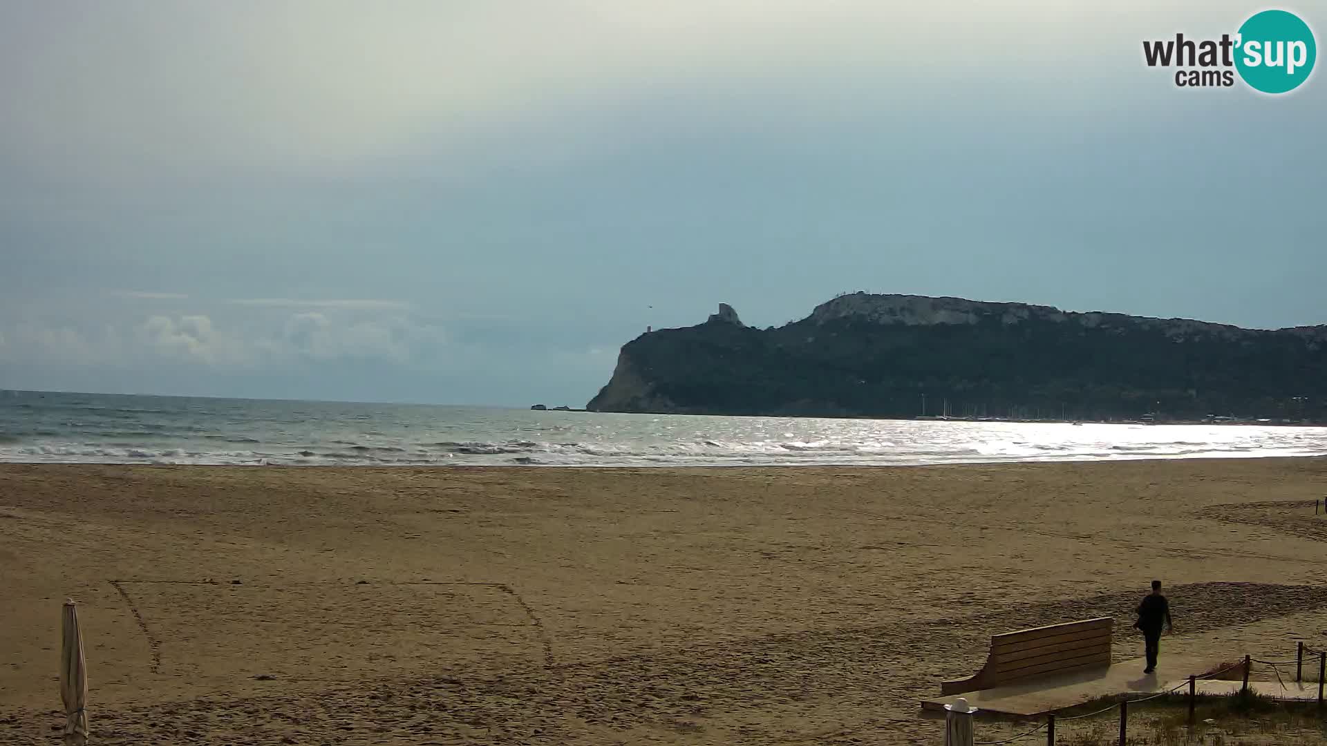 Webcam plage de Poetto | Cagliari | Sardaigne