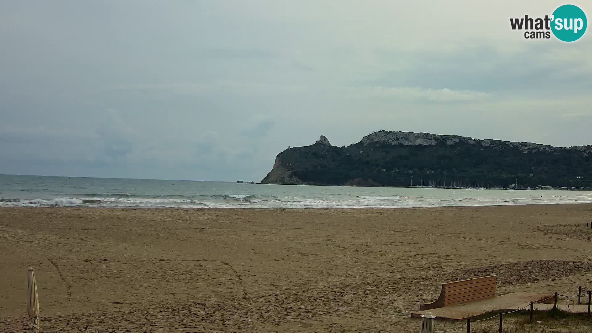 Poetto beach webcam | Cagliari | Sardinija
