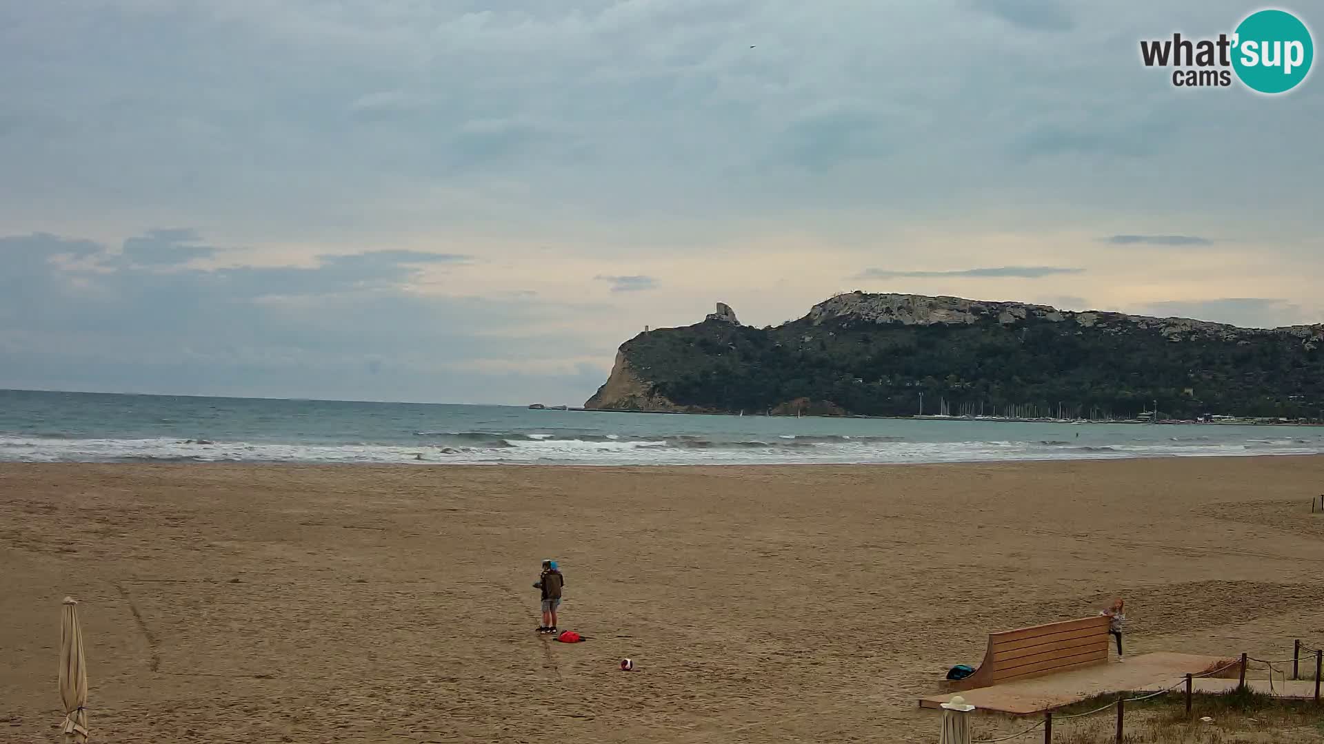 Poetto beach webcam | Cagliari | Sardinija