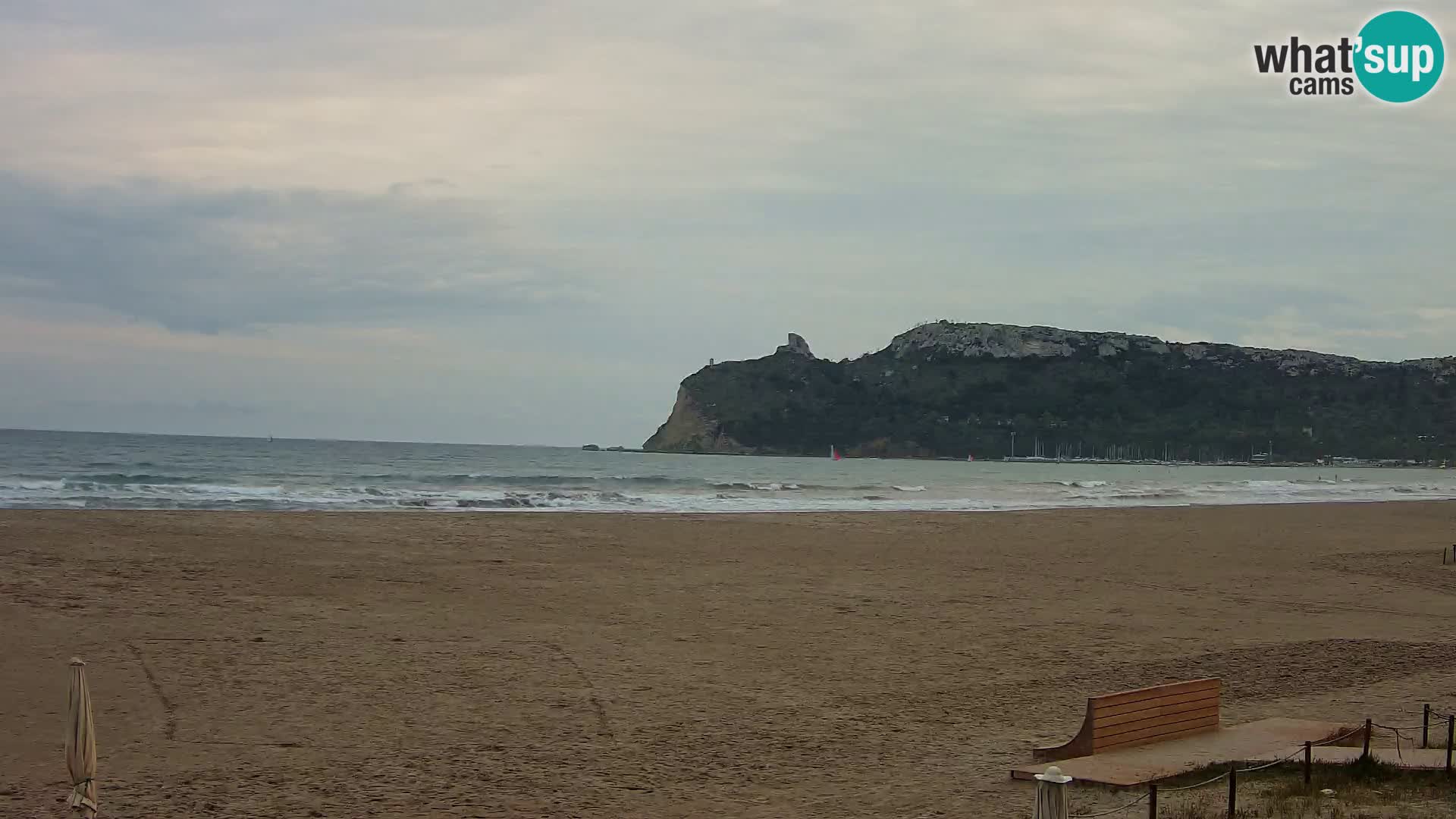 Poetto beach webcam | Cagliari | Sardinia