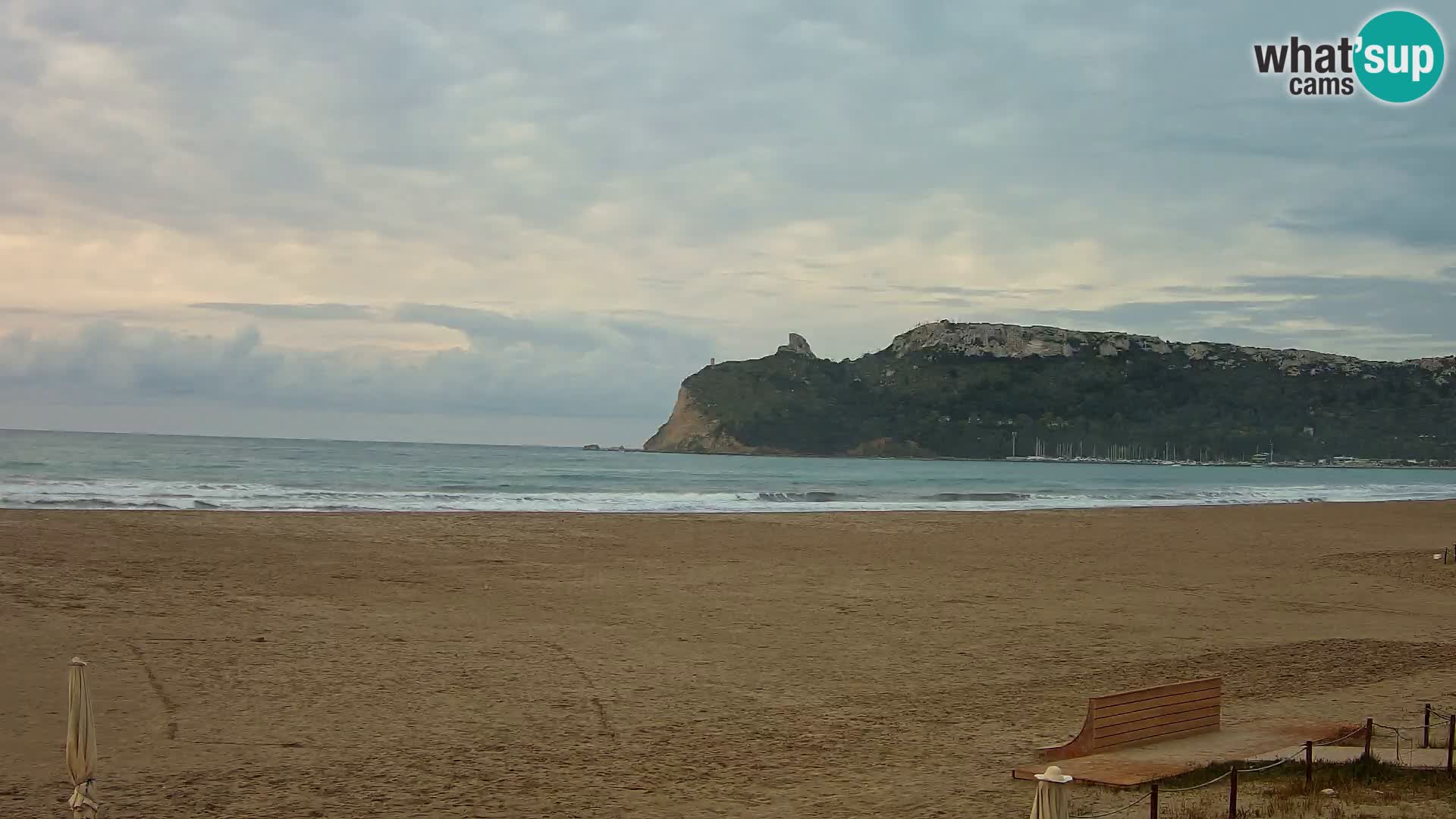 Poetto beach webcam | Cagliari | Sardinia