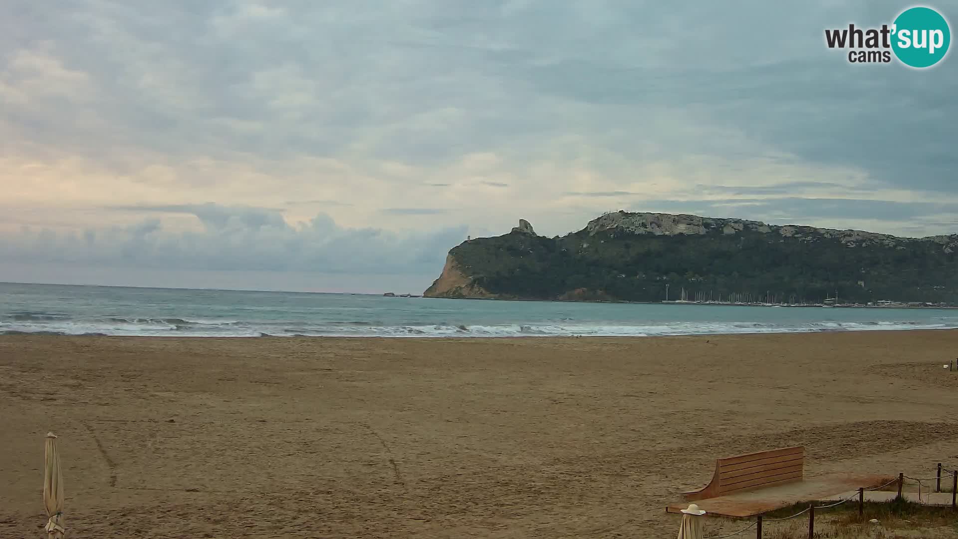 Poetto beach webcam | Cagliari | Sardinia