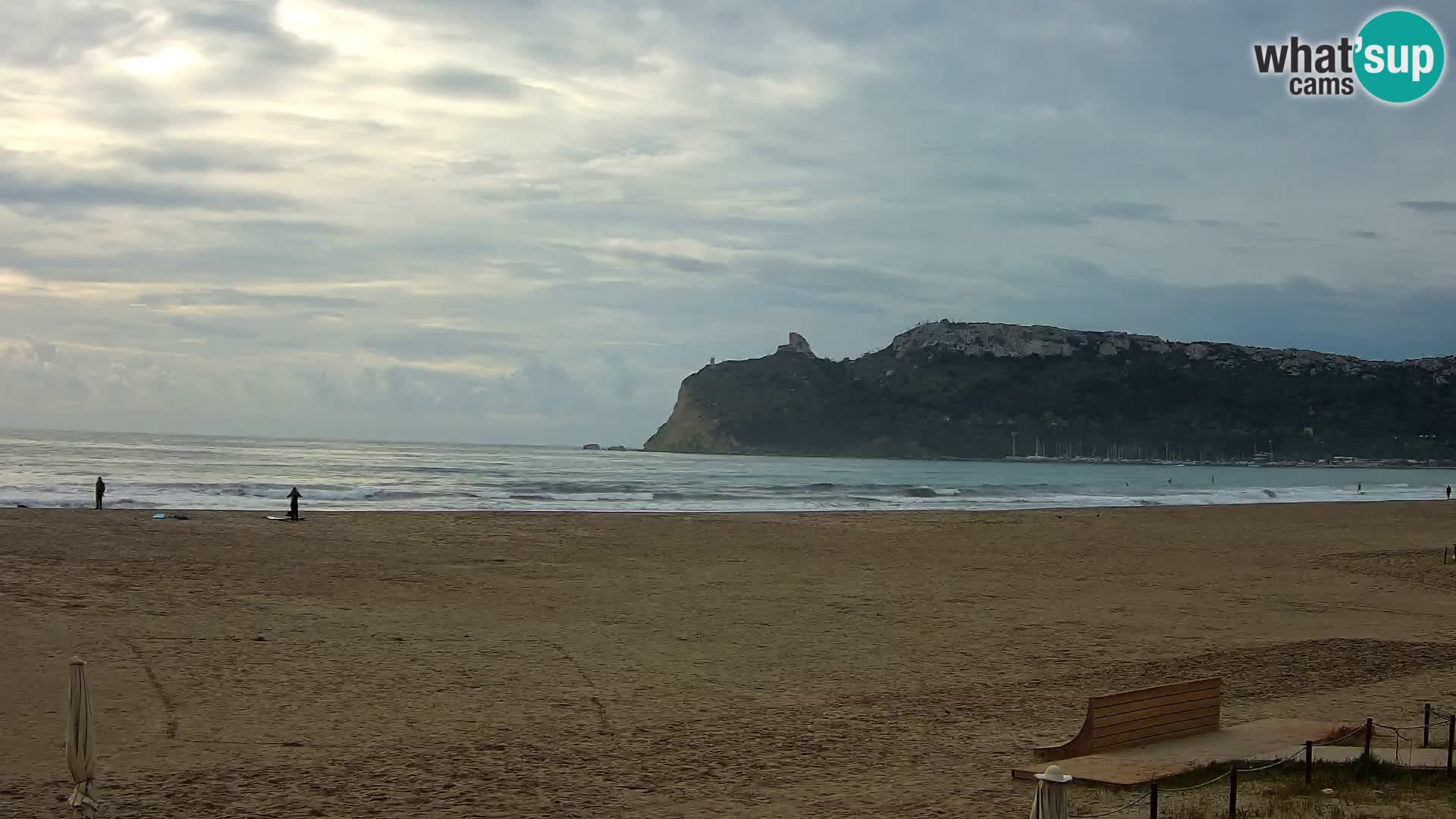 Poetto beach webcam | Cagliari | Sardinija