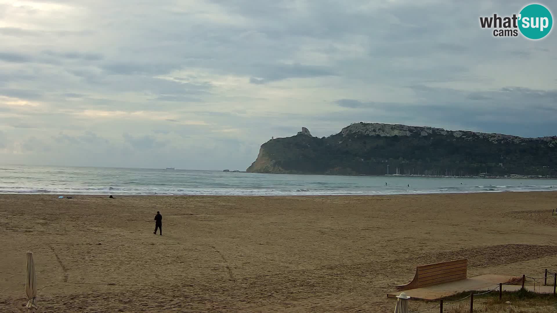 Poetto beach webcam | Cagliari | Sardinia
