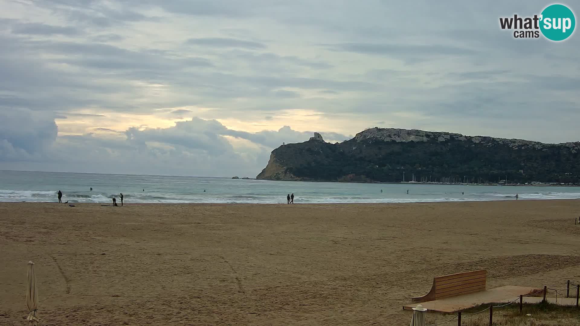 Webcam plage de Poetto | Cagliari | Sardaigne