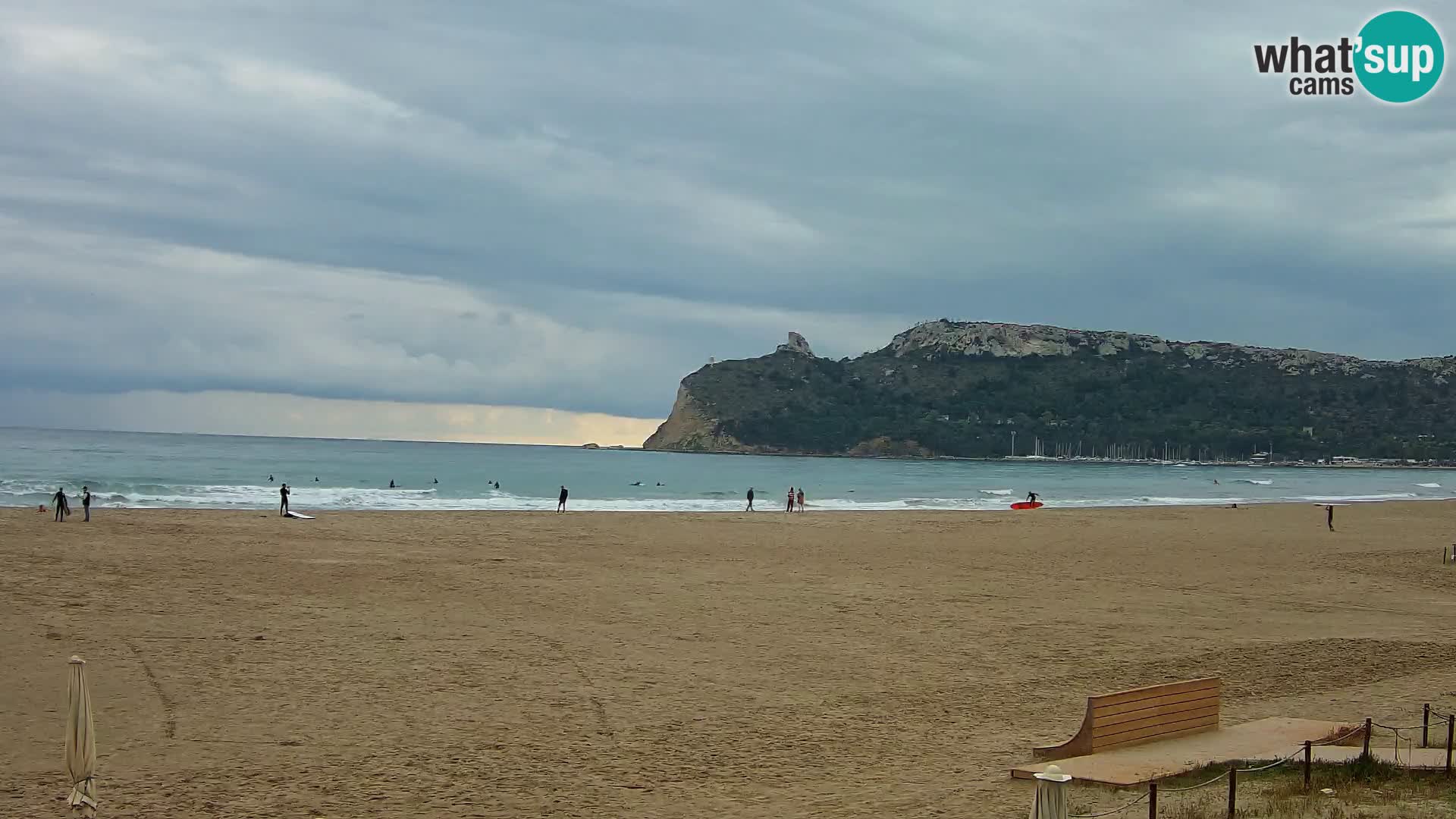 Poetto beach webcam | Cagliari | Sardinija