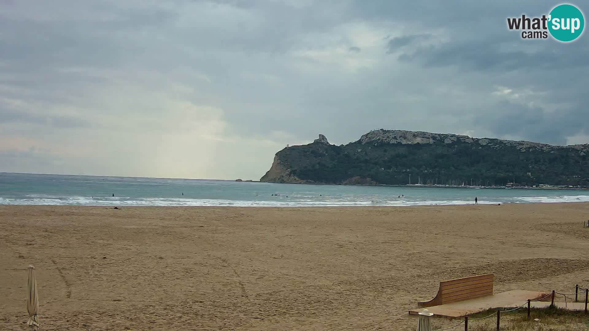 Webcam plage de Poetto | Cagliari | Sardaigne