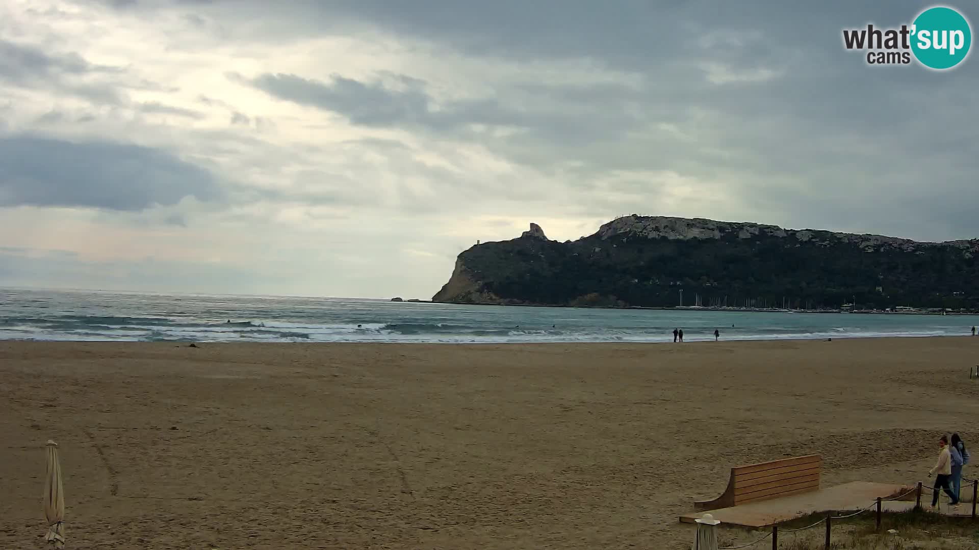 Poetto beach webcam | Cagliari | Sardinija