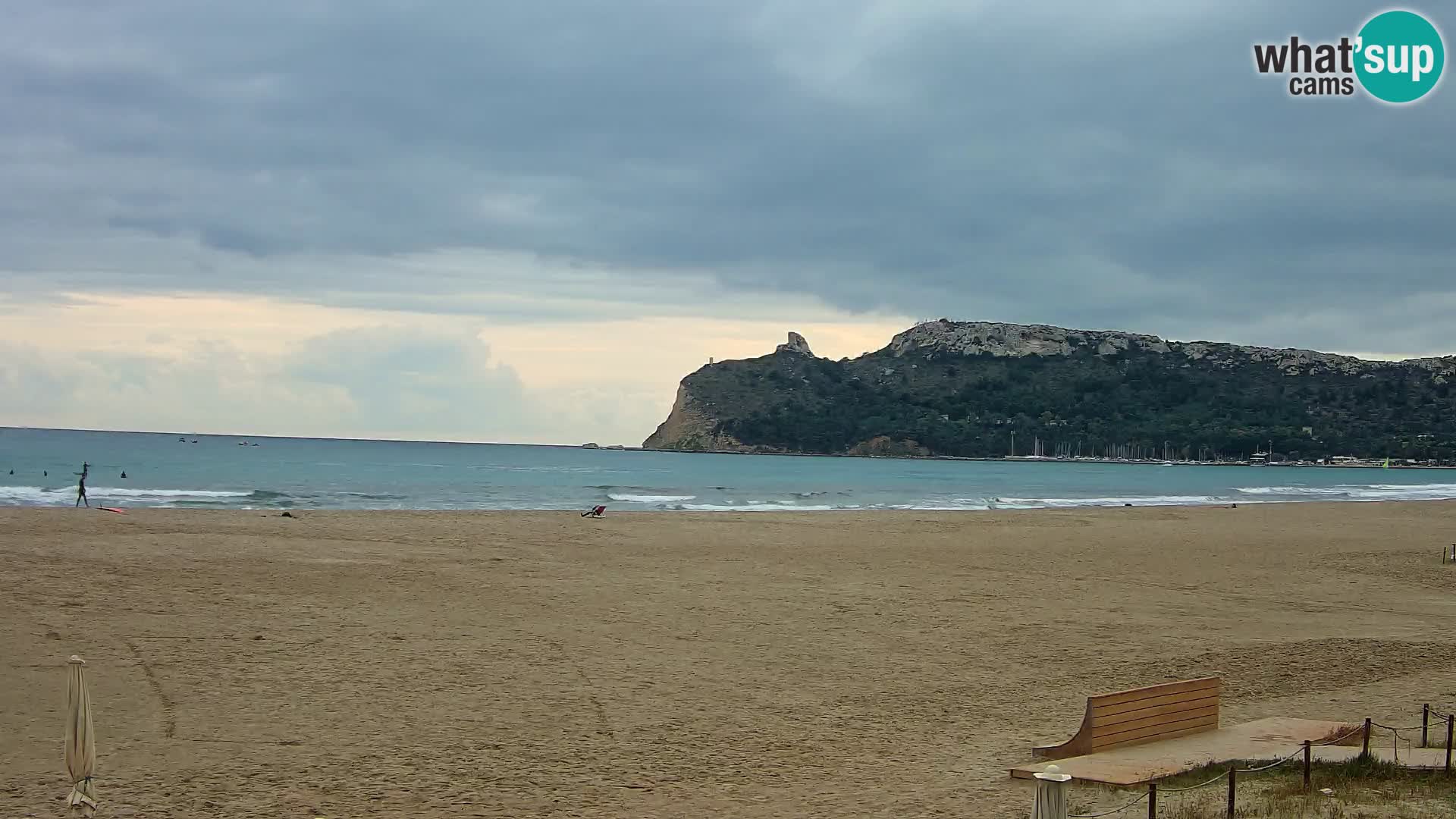 Poetto beach webcam | Cagliari | Sardinija