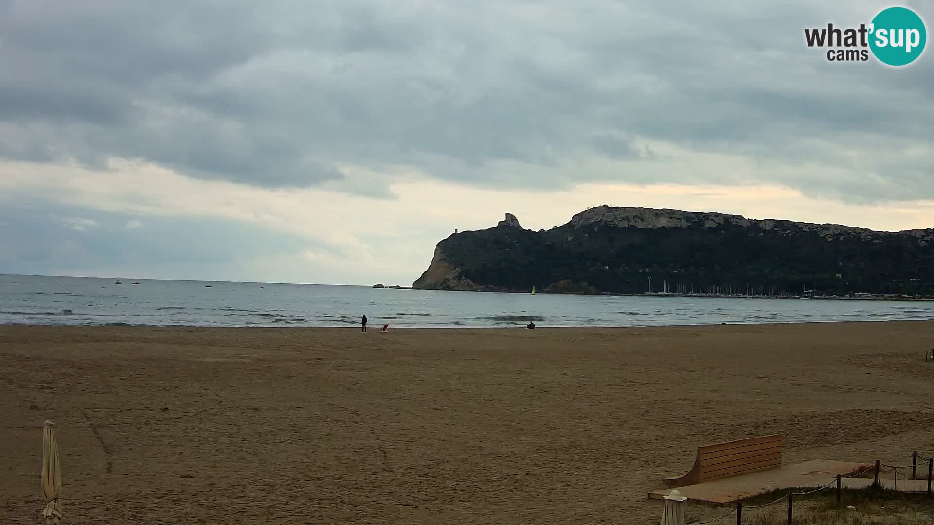 Poetto beach webcam | Cagliari | Sardinija