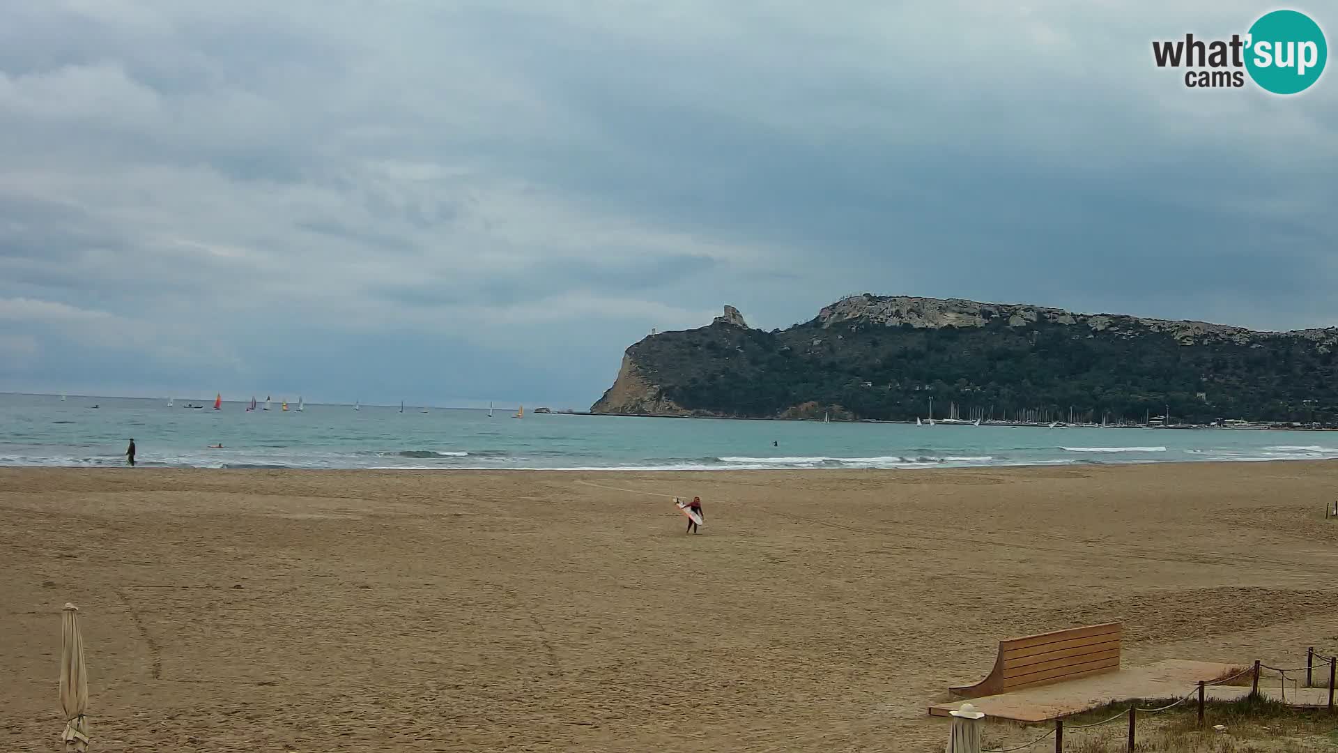 Poetto beach webcam | Cagliari | Sardinia