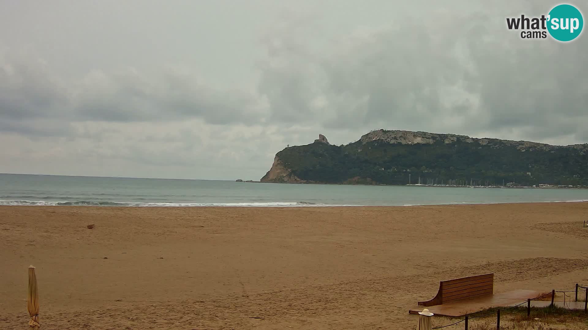 Poetto beach webcam | Cagliari | Sardinija