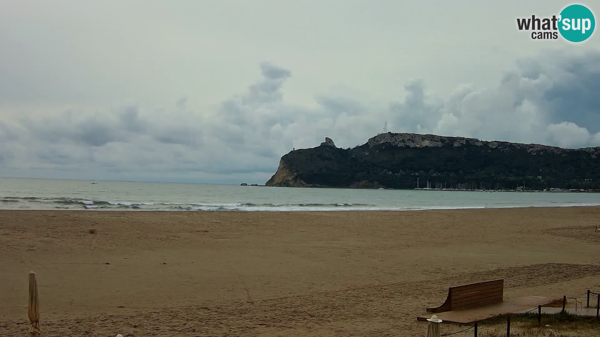 Poetto beach webcam | Cagliari | Sardinija