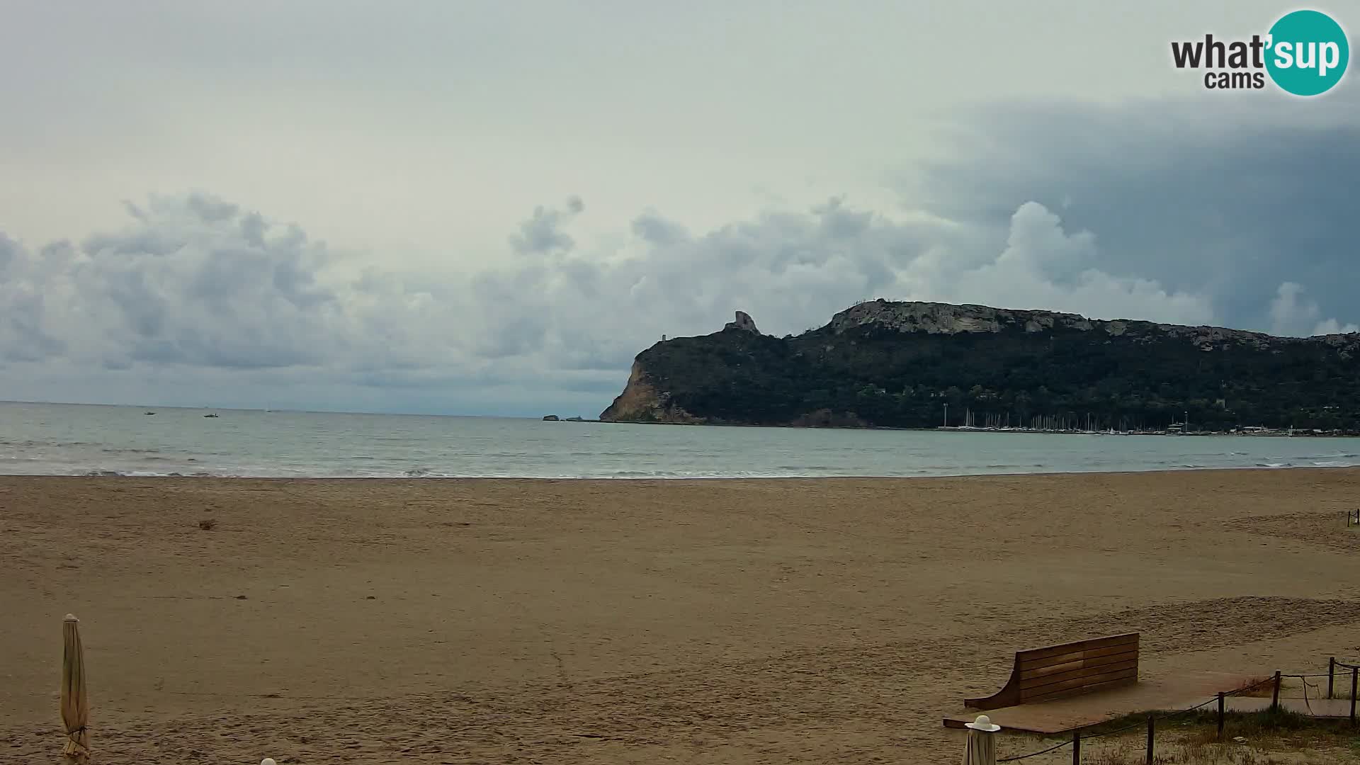 Poetto beach webcam | Cagliari | Sardinija
