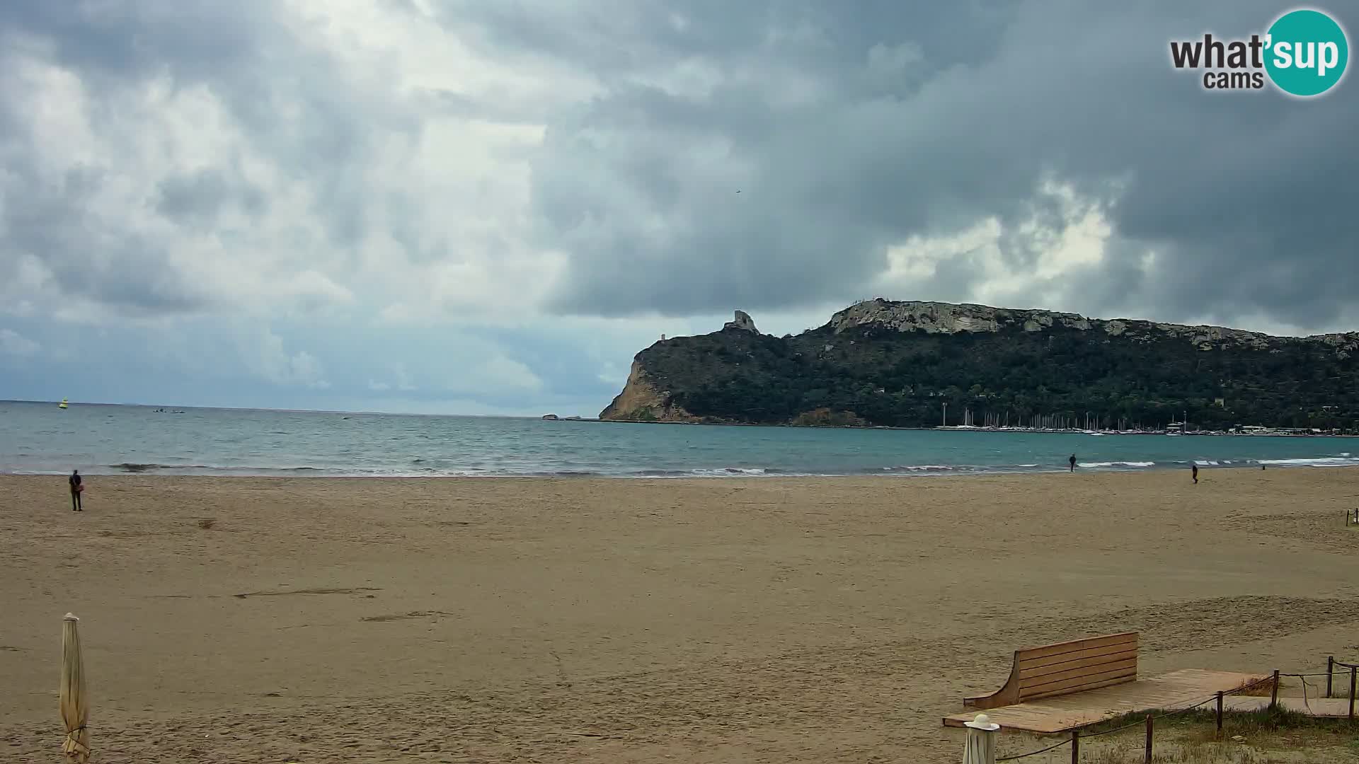 Poetto beach webcam | Cagliari | Sardinija