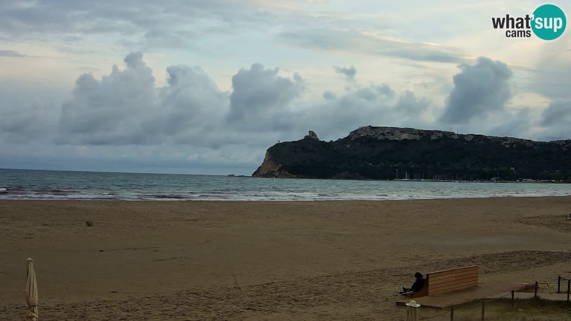 Poetto beach webcam | Cagliari | Sardinija