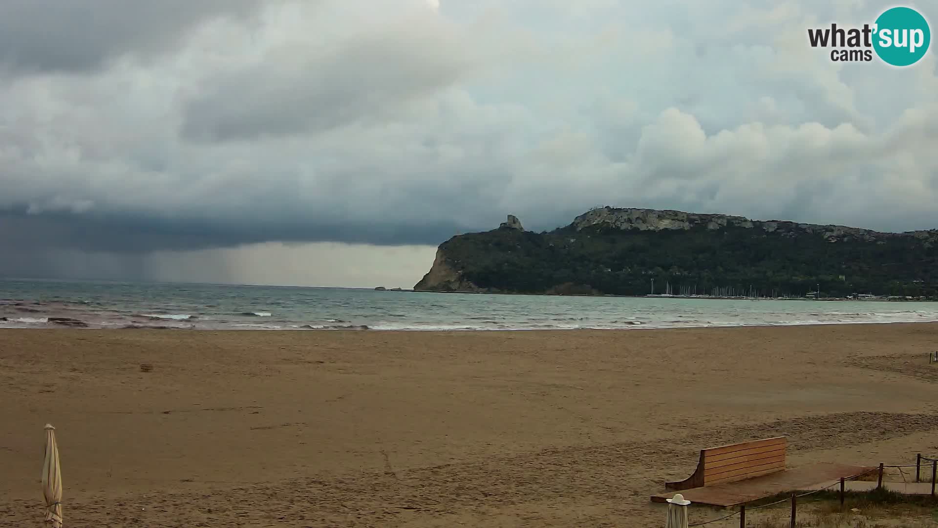 Poetto beach webcam | Cagliari | Sardinija