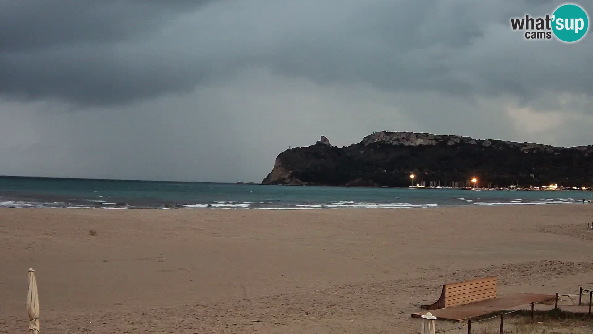 Poetto beach webcam | Cagliari | Sardinia
