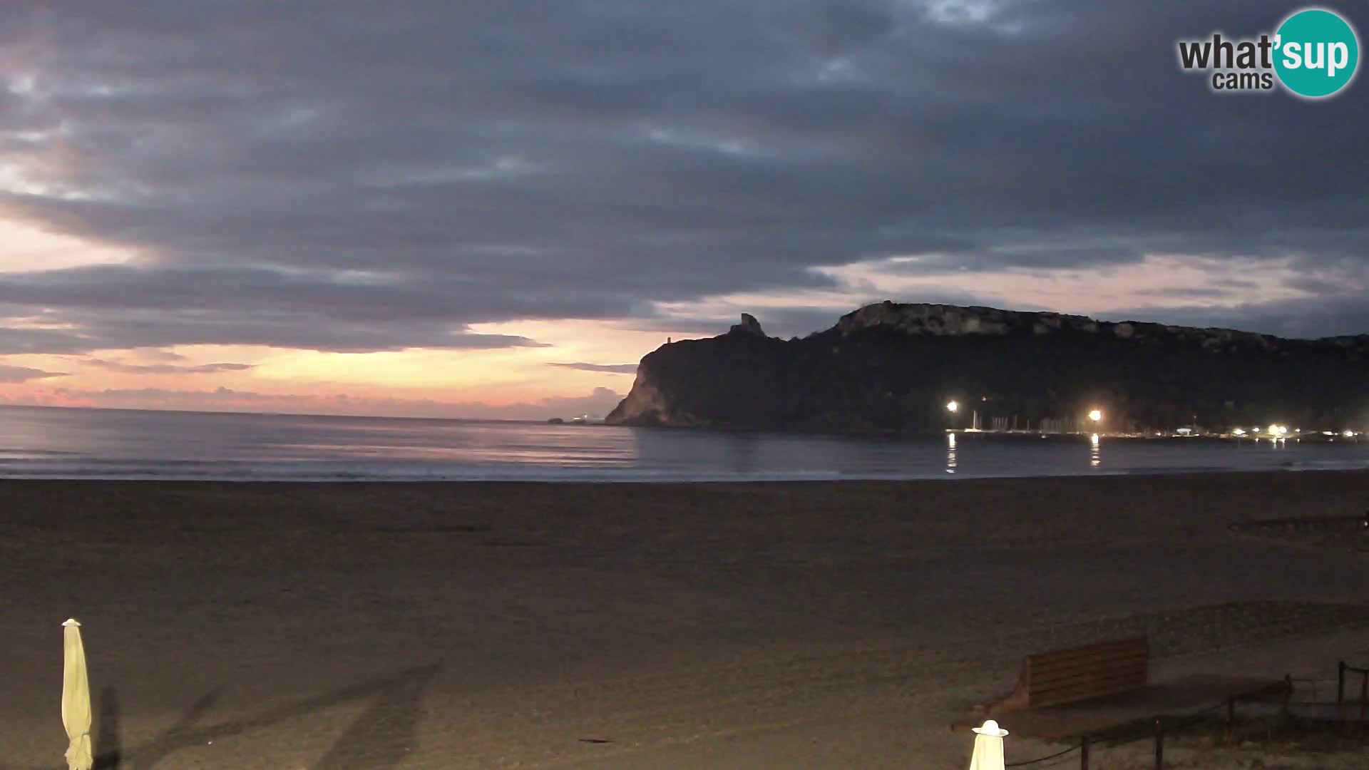 Poetto beach webcam | Cagliari | Sardinija