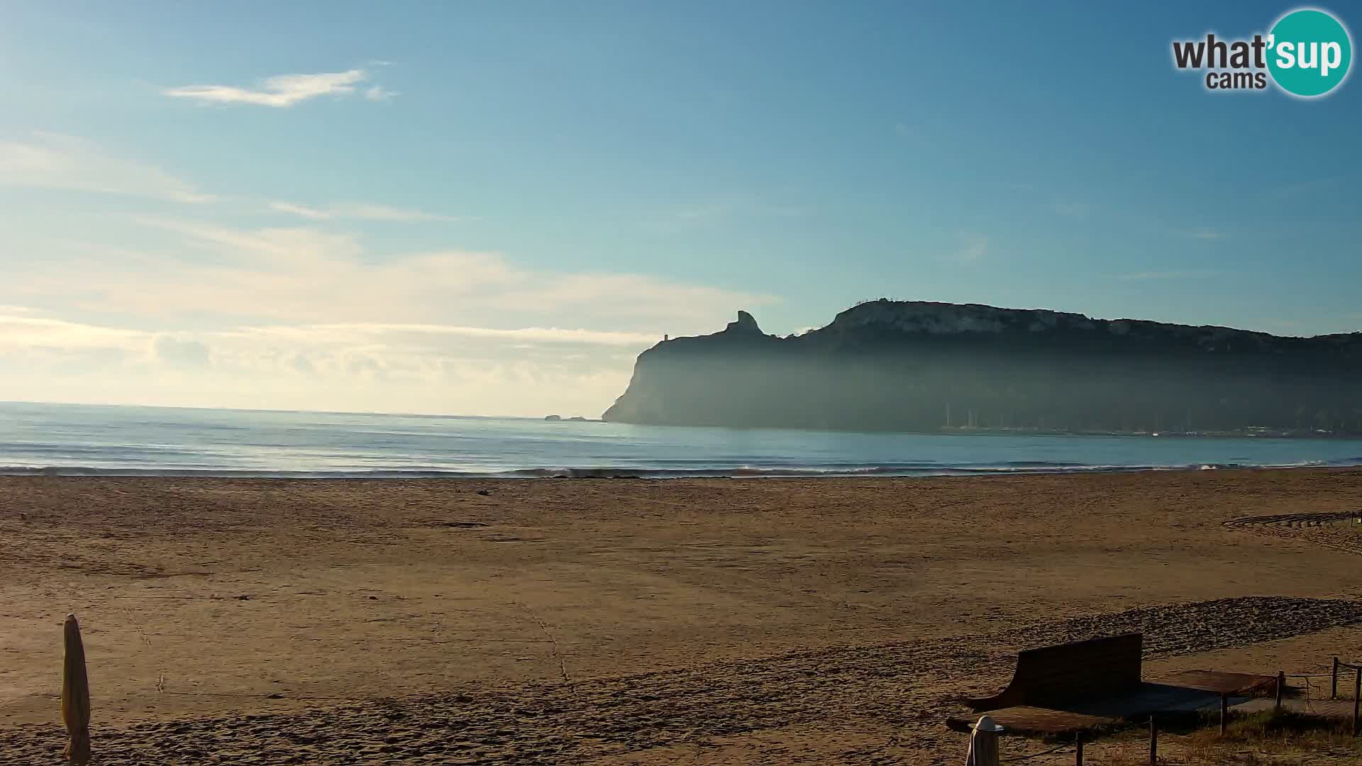 Poetto beach webcam | Cagliari | Sardinija