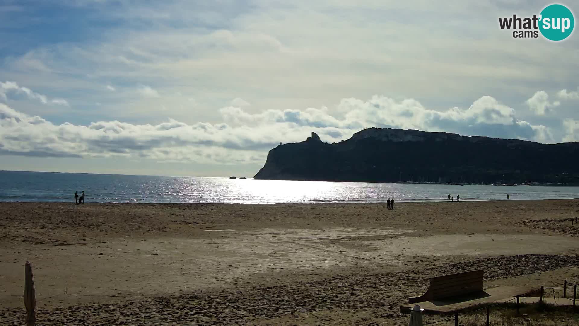 Poetto beach webcam | Cagliari | Sardinia