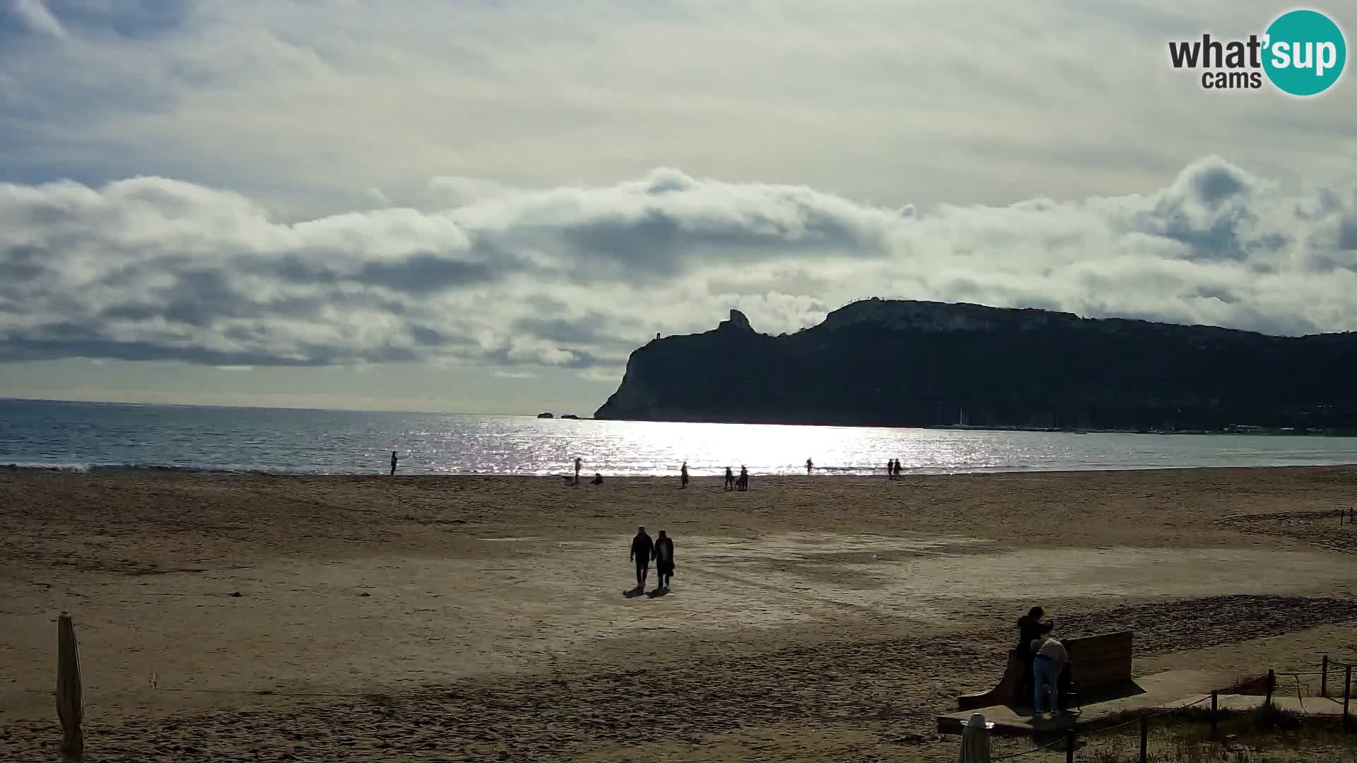 Poetto beach webcam | Cagliari | Sardinia