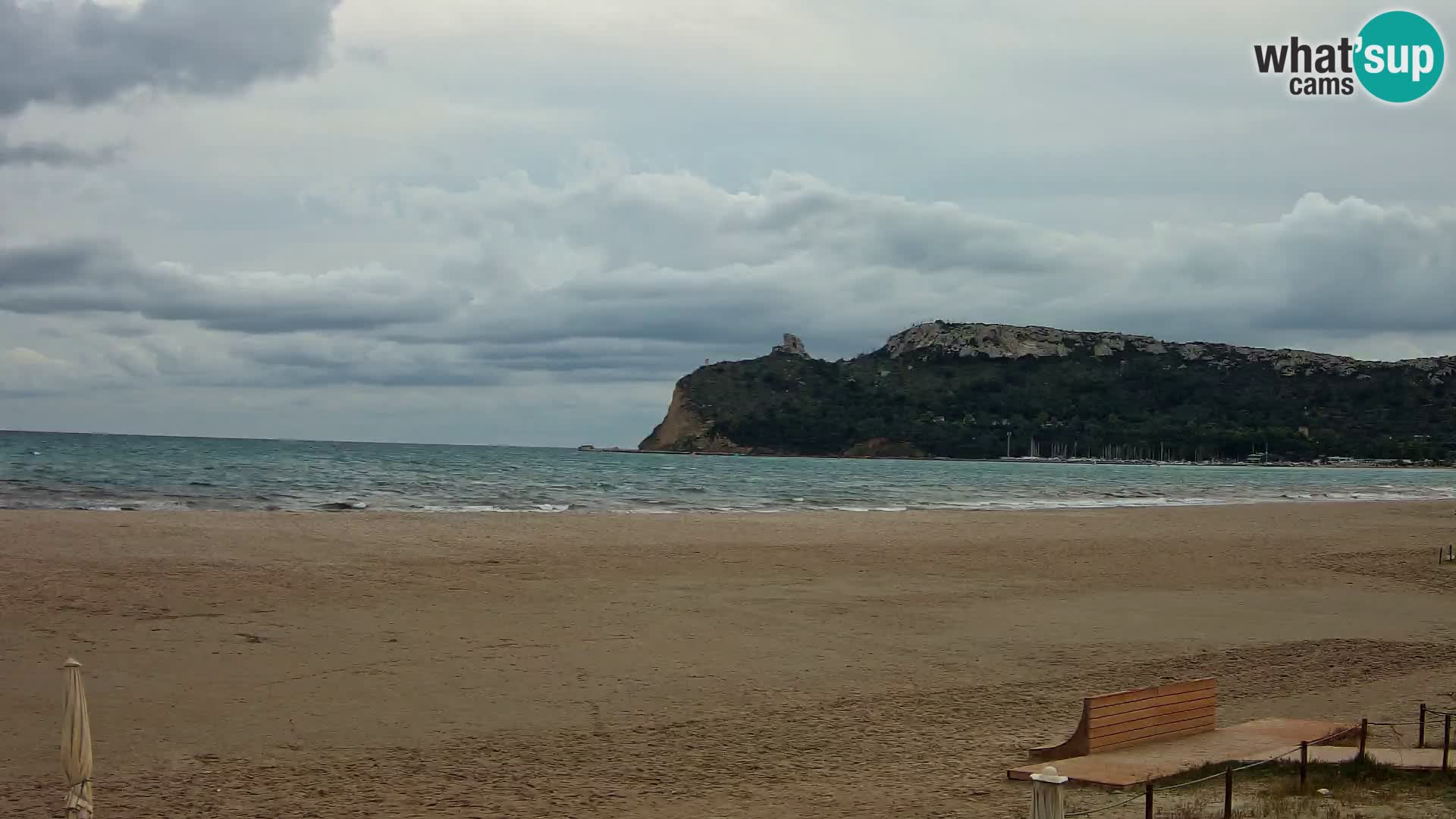Poetto beach webcam | Cagliari | Sardinia