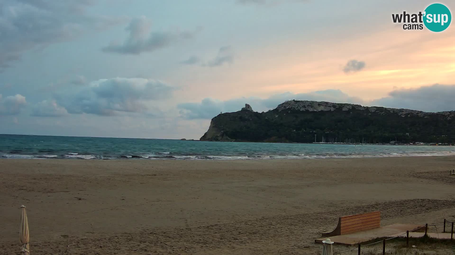 Poetto beach webcam | Cagliari | Sardinija