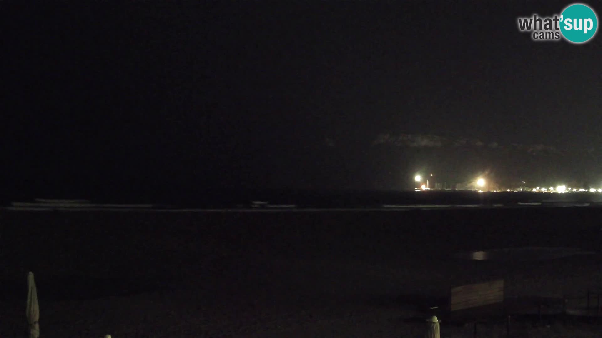 Poetto beach webcam | Cagliari | Sardinija