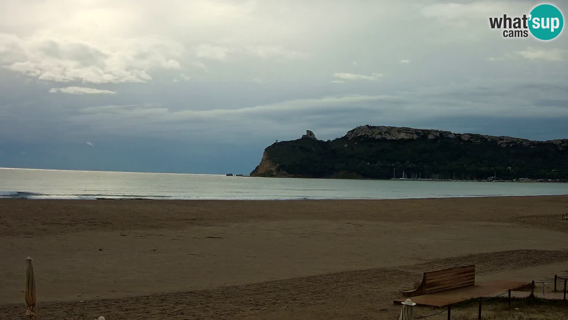 Poetto beach webcam | Cagliari | Sardinija