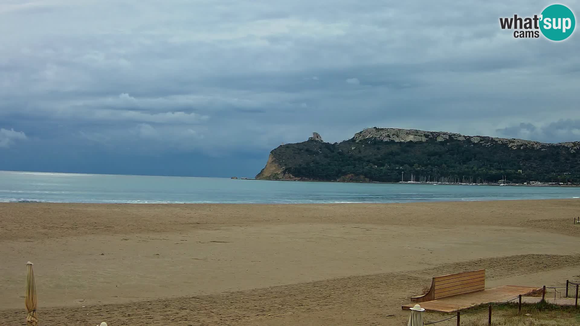 Poetto beach webcam | Cagliari | Sardinia
