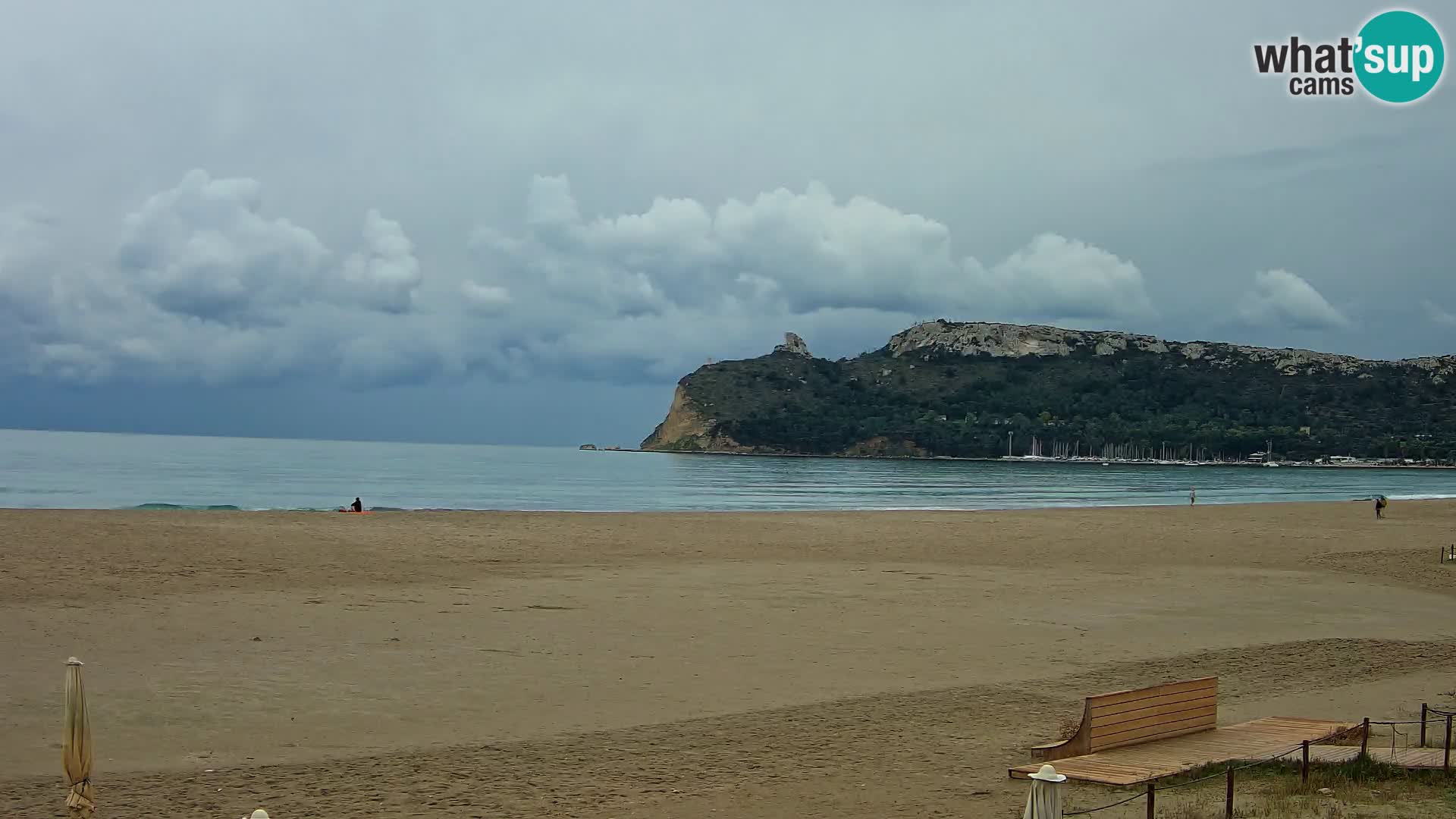 Poetto beach webcam | Cagliari | Sardinija