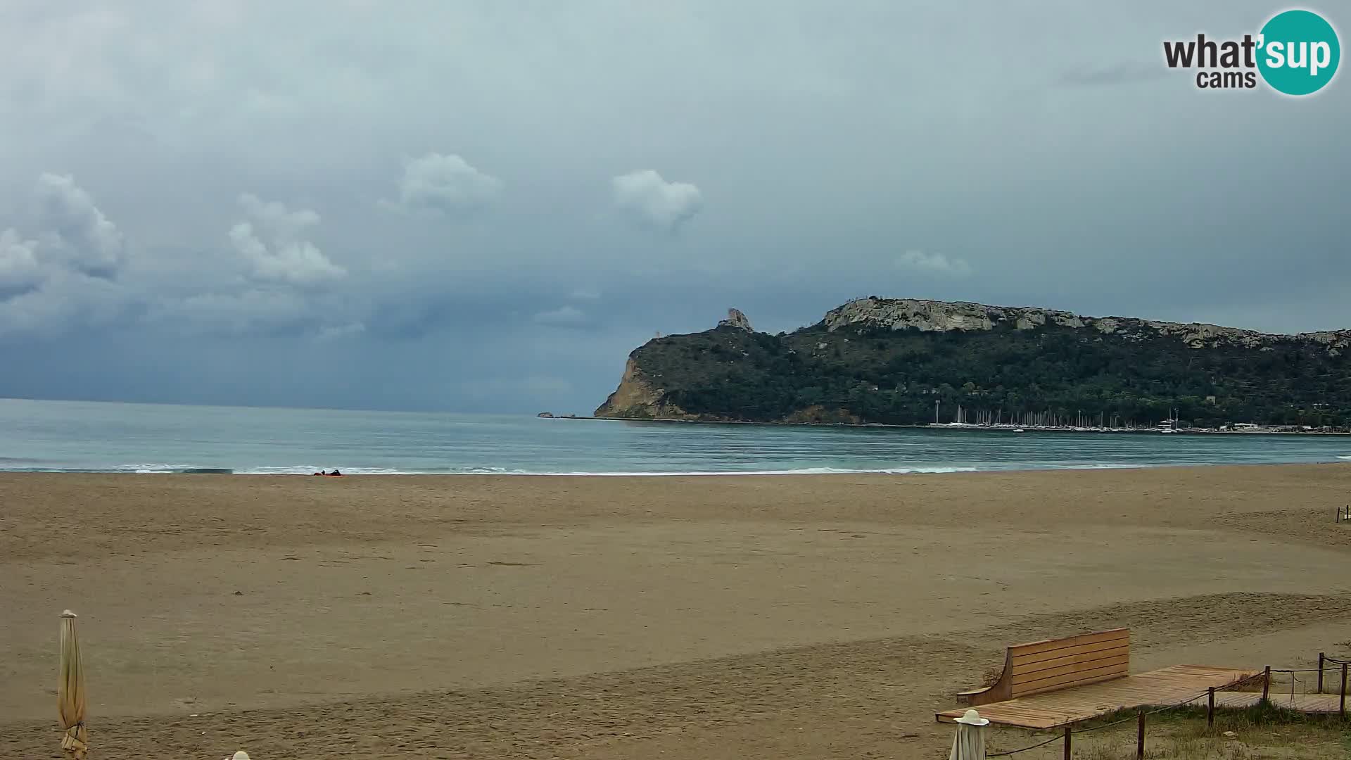Poetto beach webcam | Cagliari | Sardinija